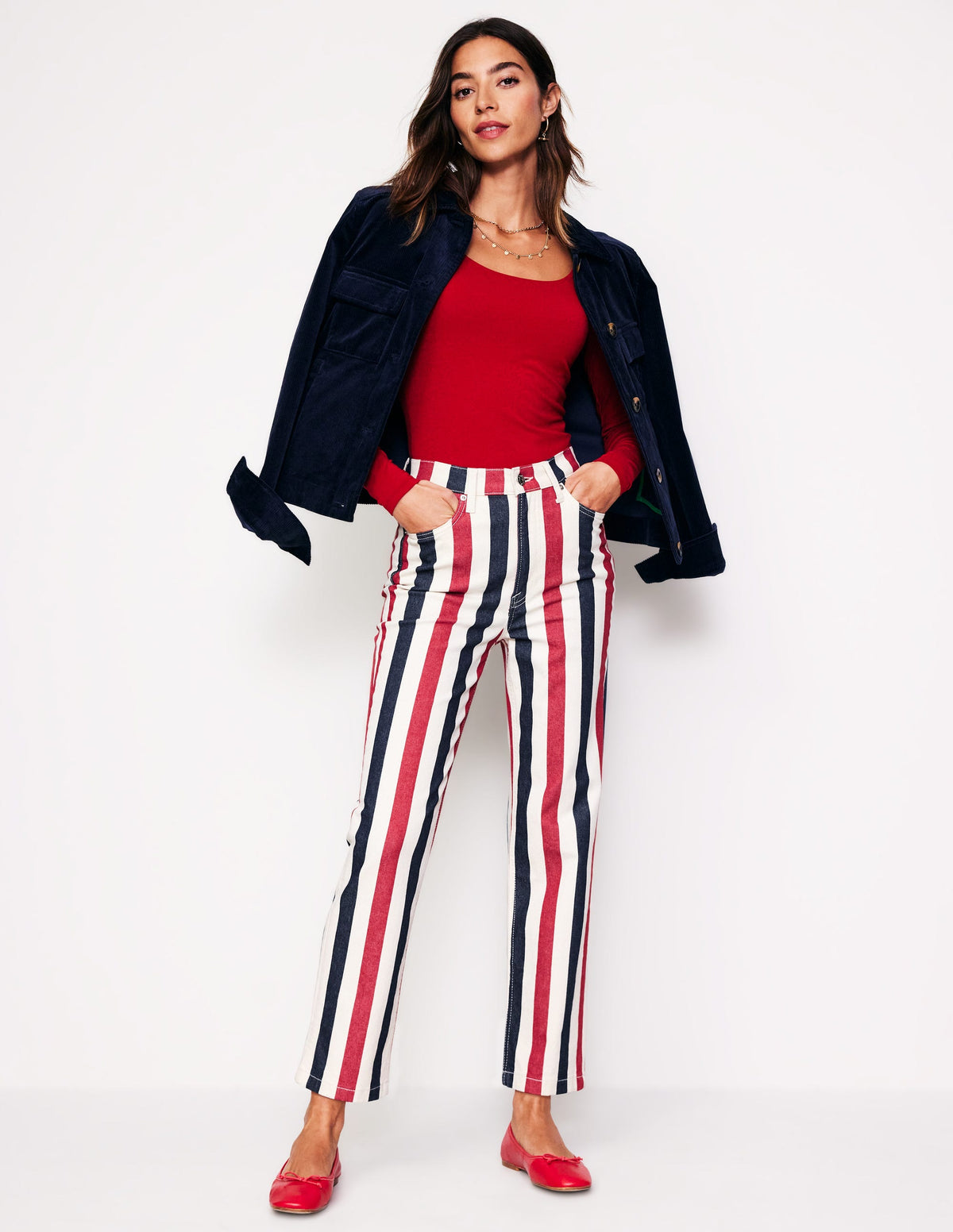 Jeans- Multi Stripe