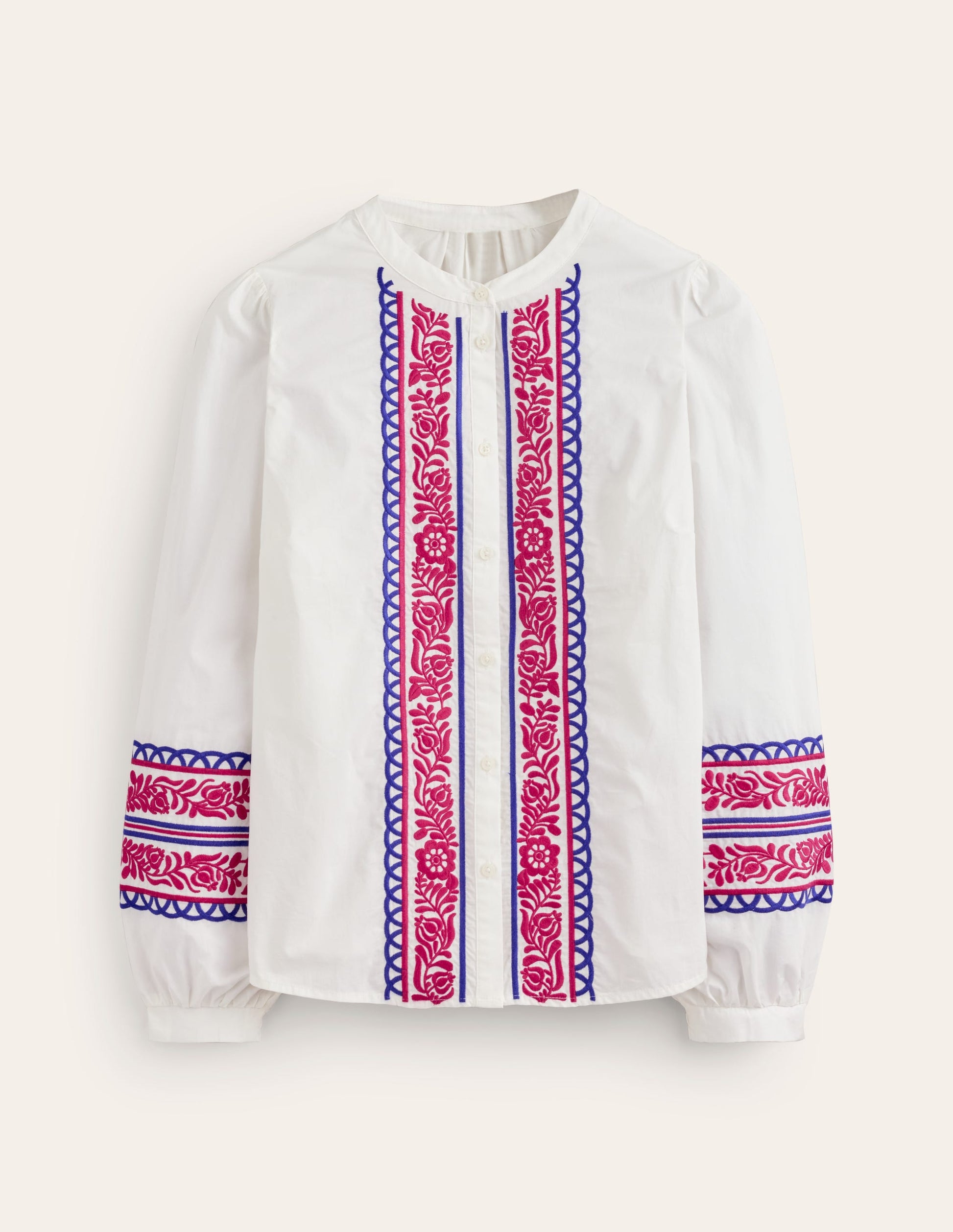 Embroidery Interest Top-White Embroidery-5