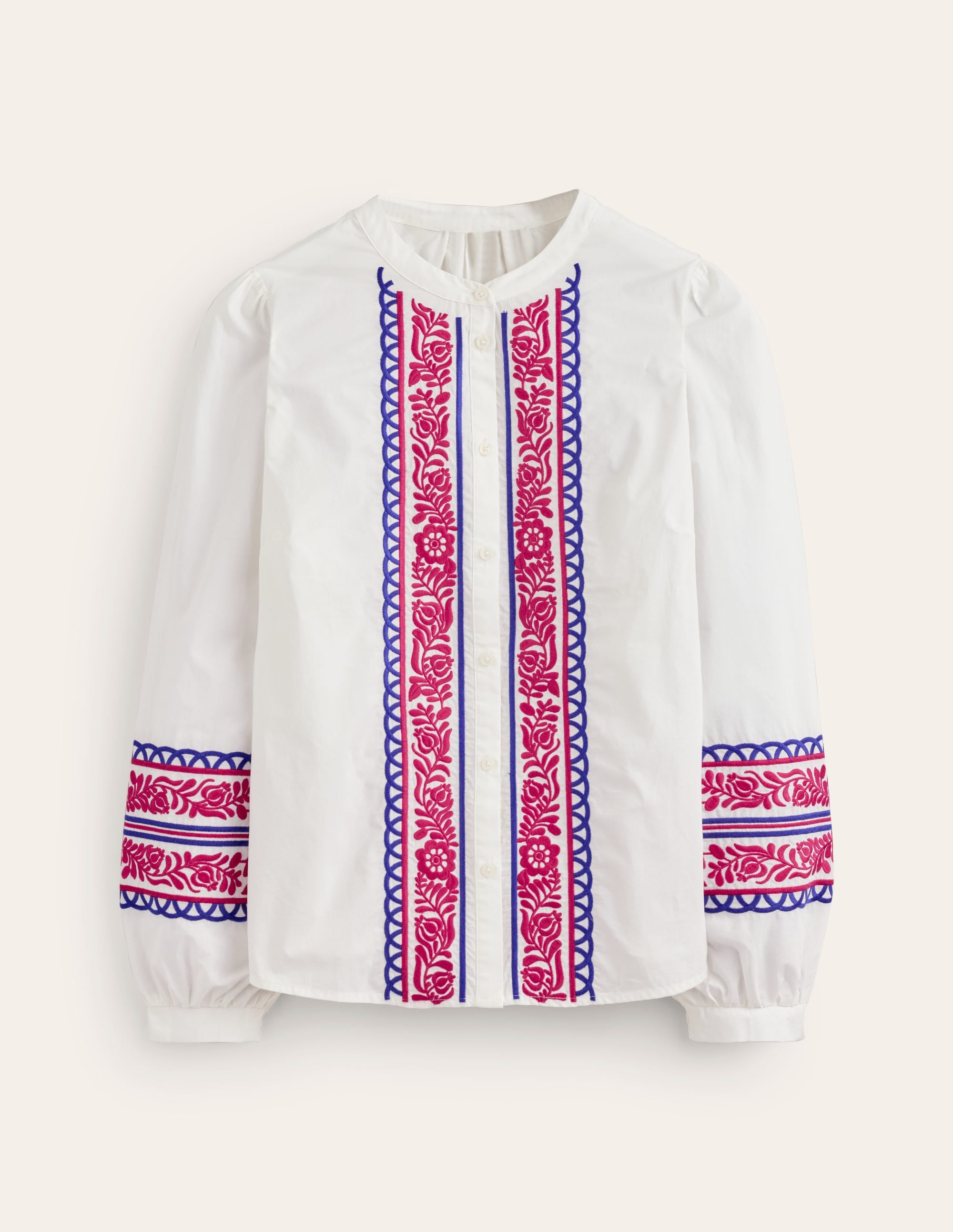Embroidery Interest Top-White Embroidery - Image 5