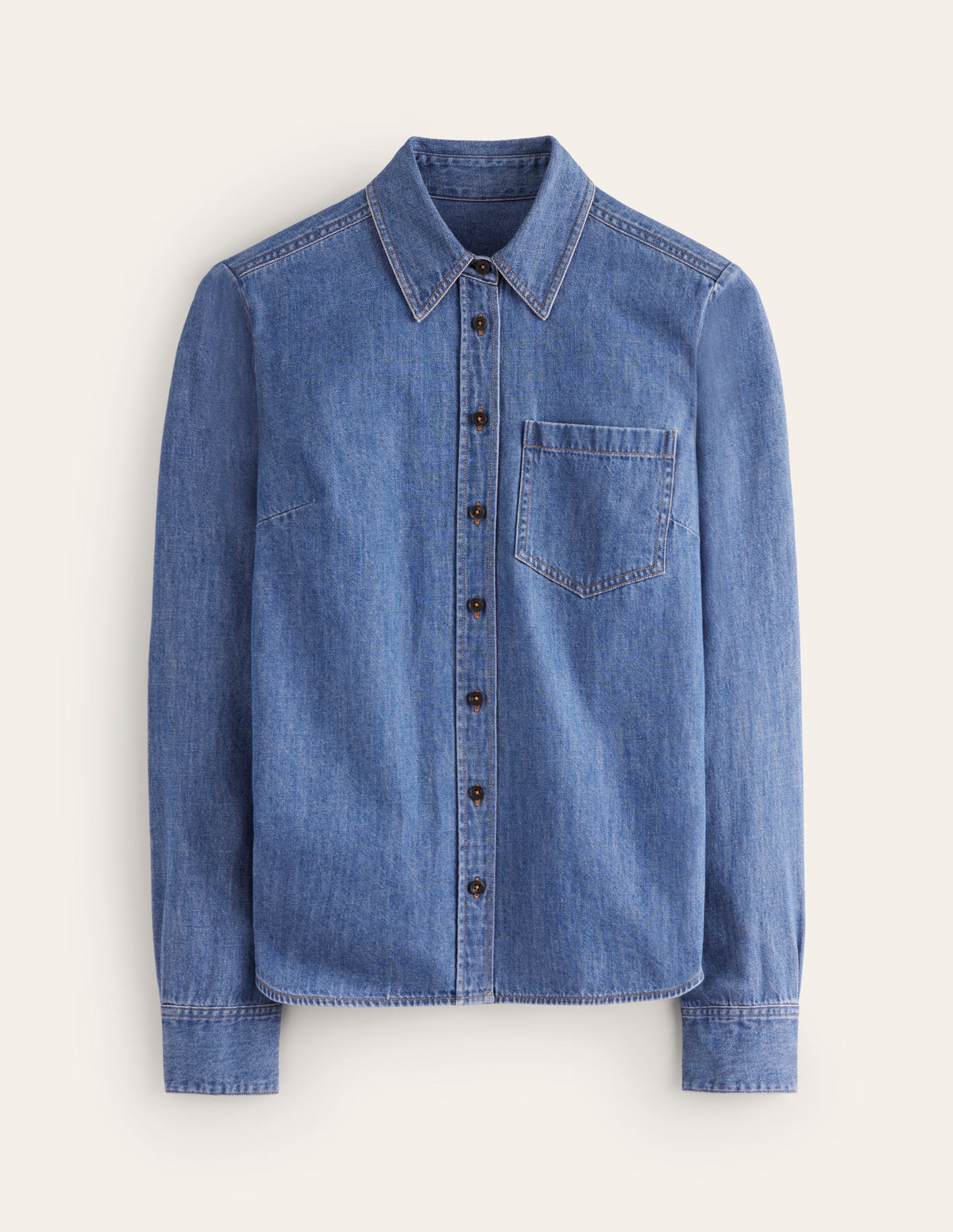 Denim Shirt-Mid Vintage - Image 6
