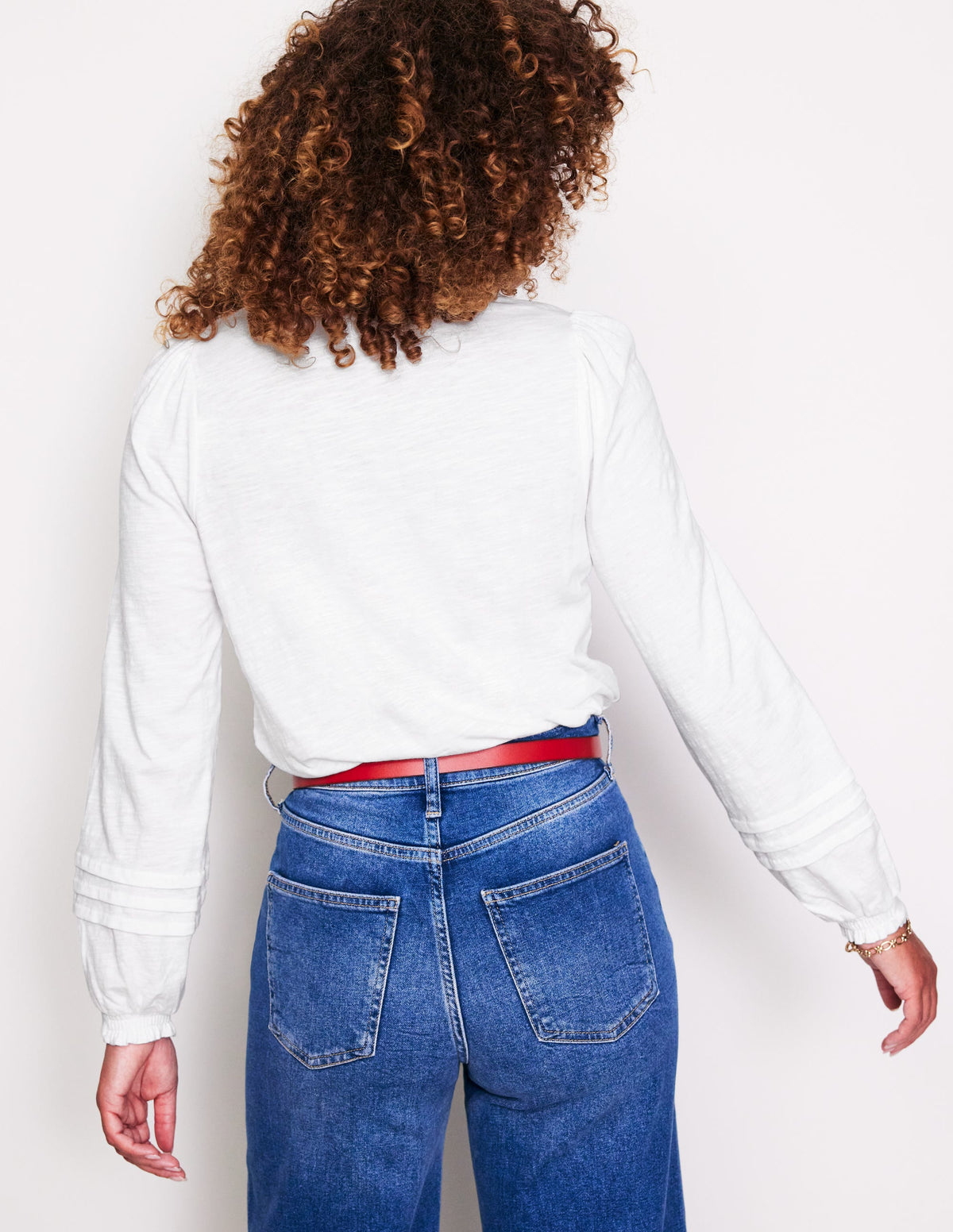 Henrietta Pintuck Henley Top-White-3