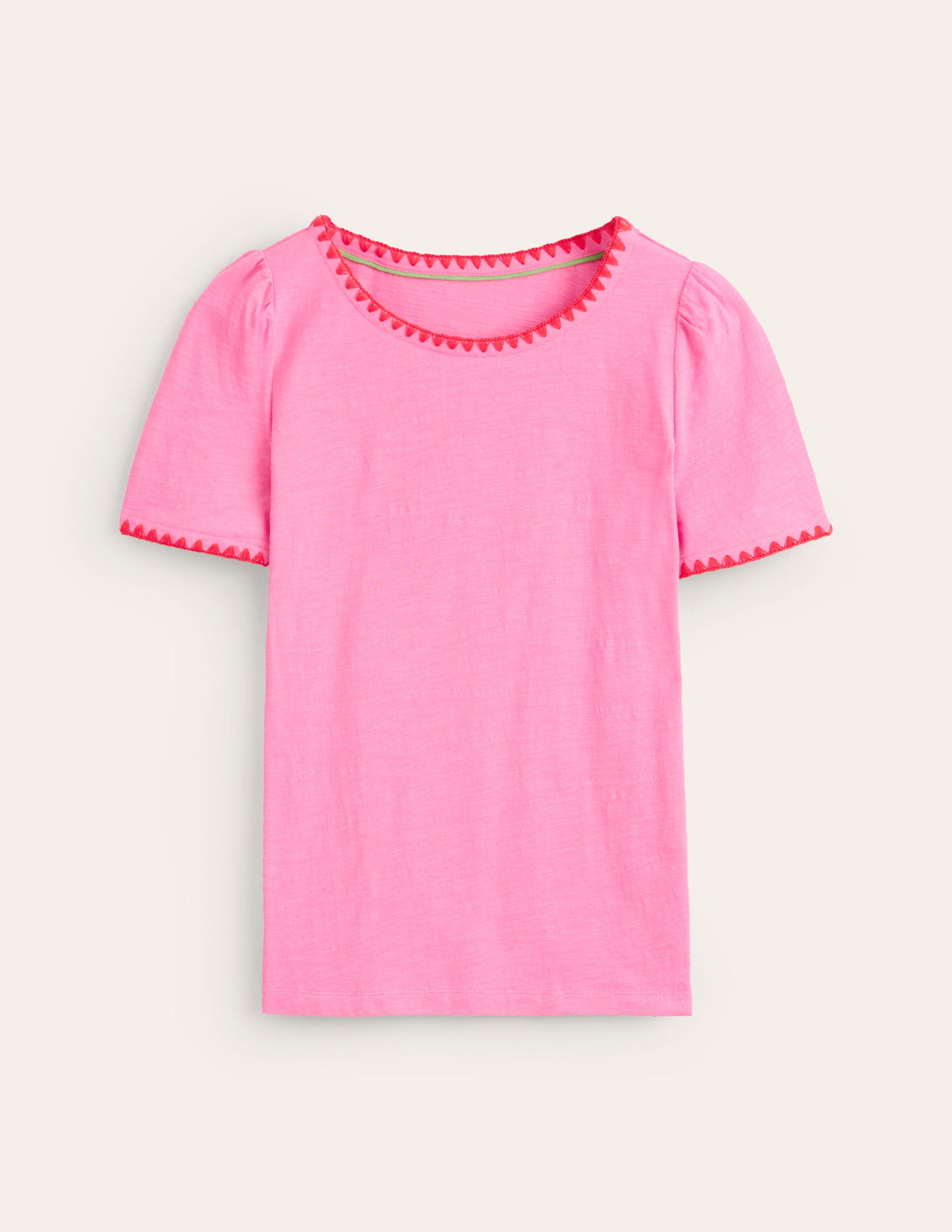 Ali Crochet T-shirt-Sangria Sunset - Image 5