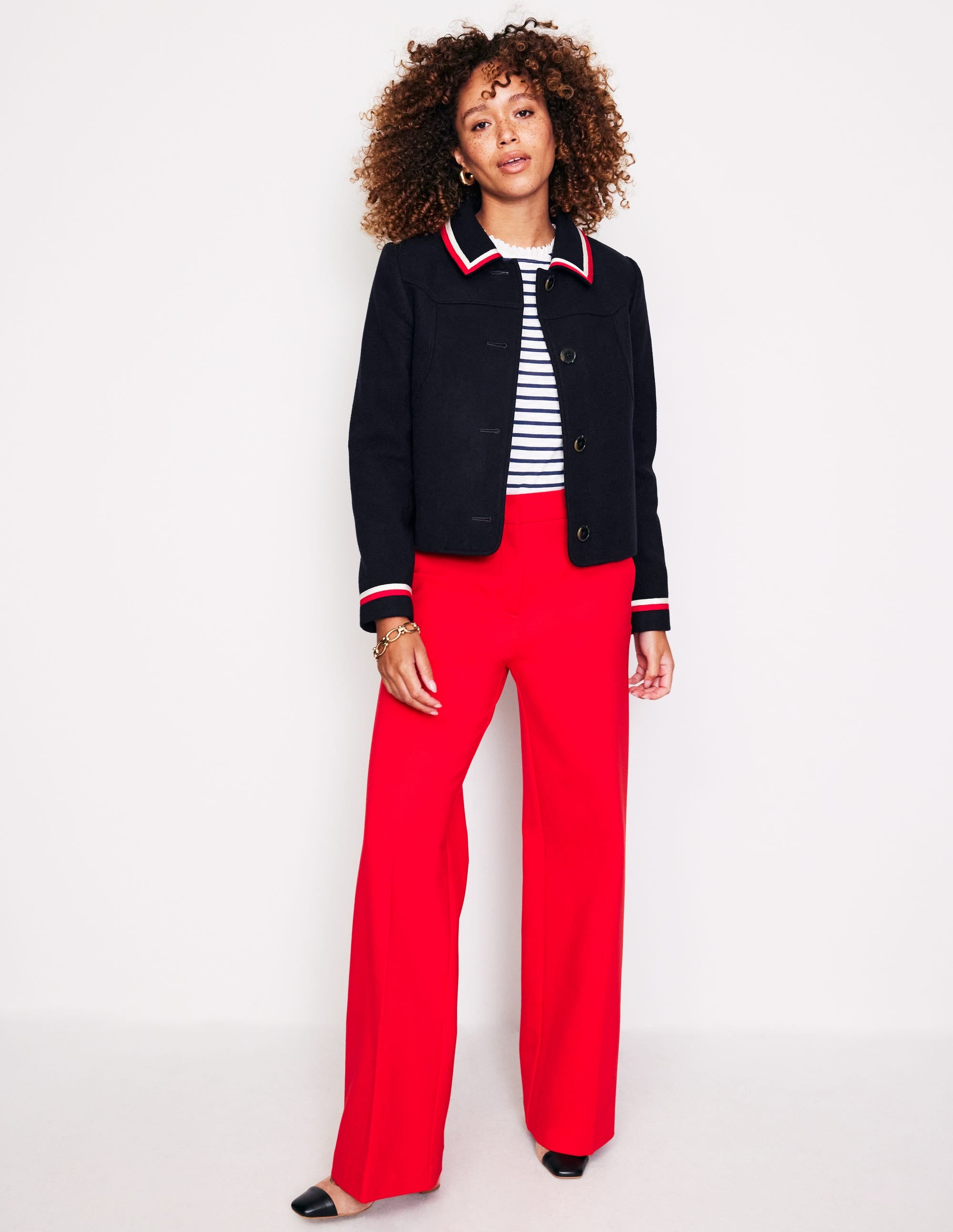 Oxford Melton Jacket-Navy - Image 5