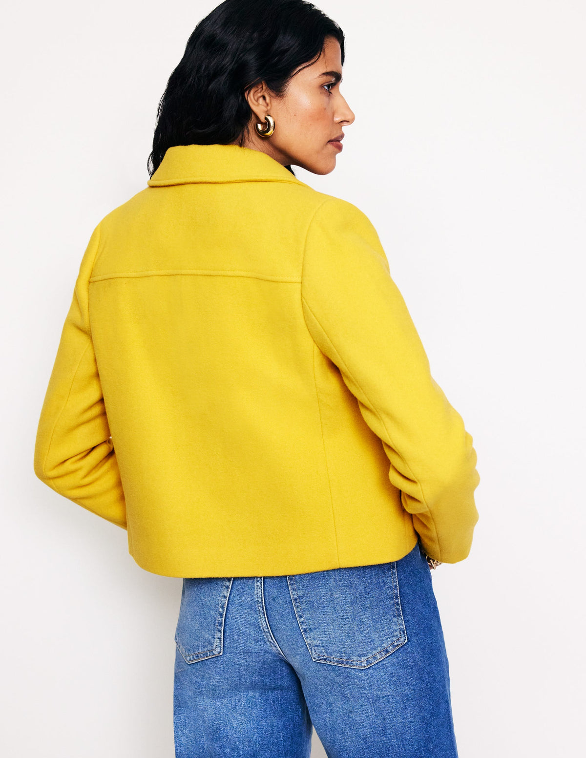 Oxford Melton Jacket-Ceylon Yellow - Image 3