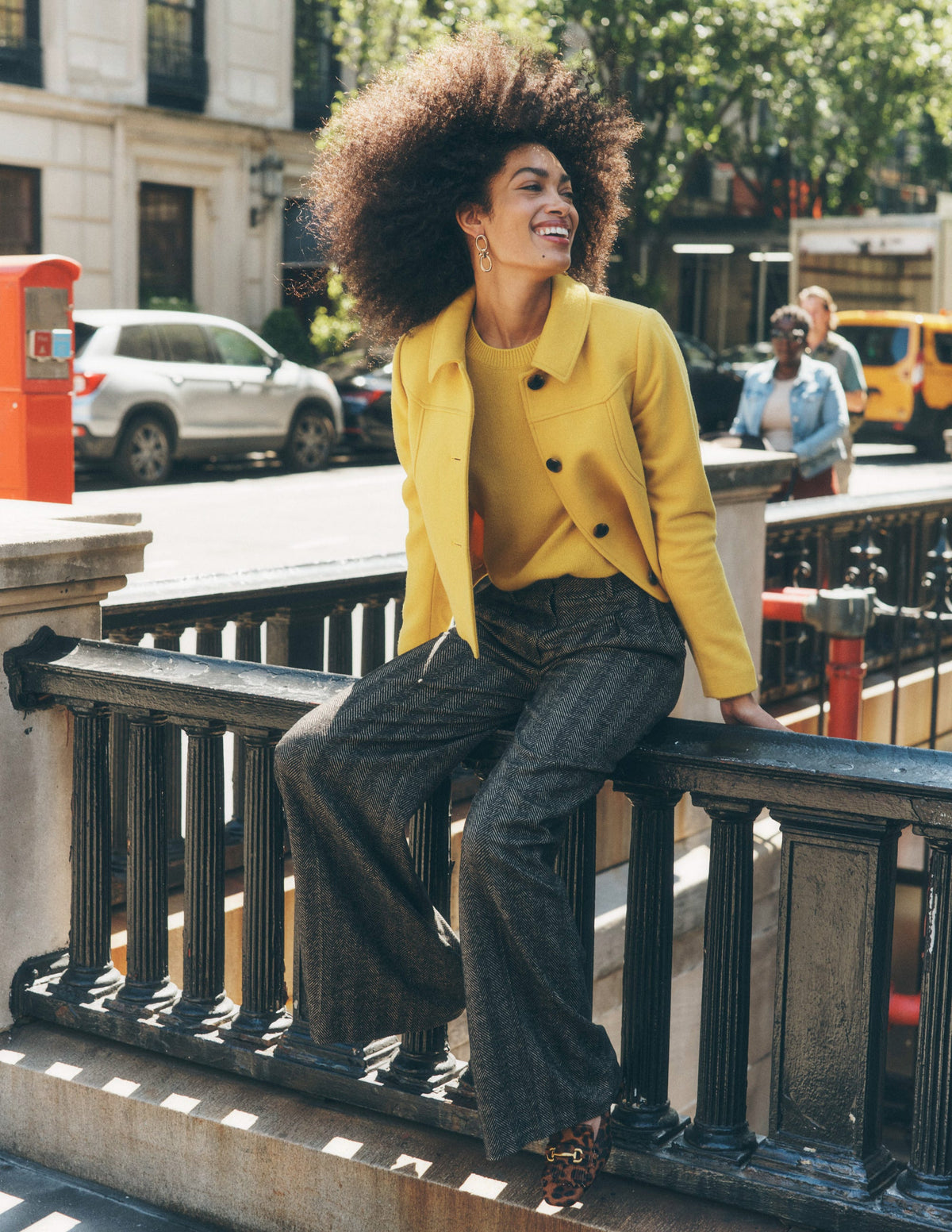 Oxford Melton Jacket-Ceylon Yellow - Image 5