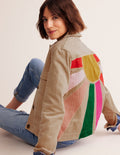 Exeter Cord Jacket-Appliqué Sun