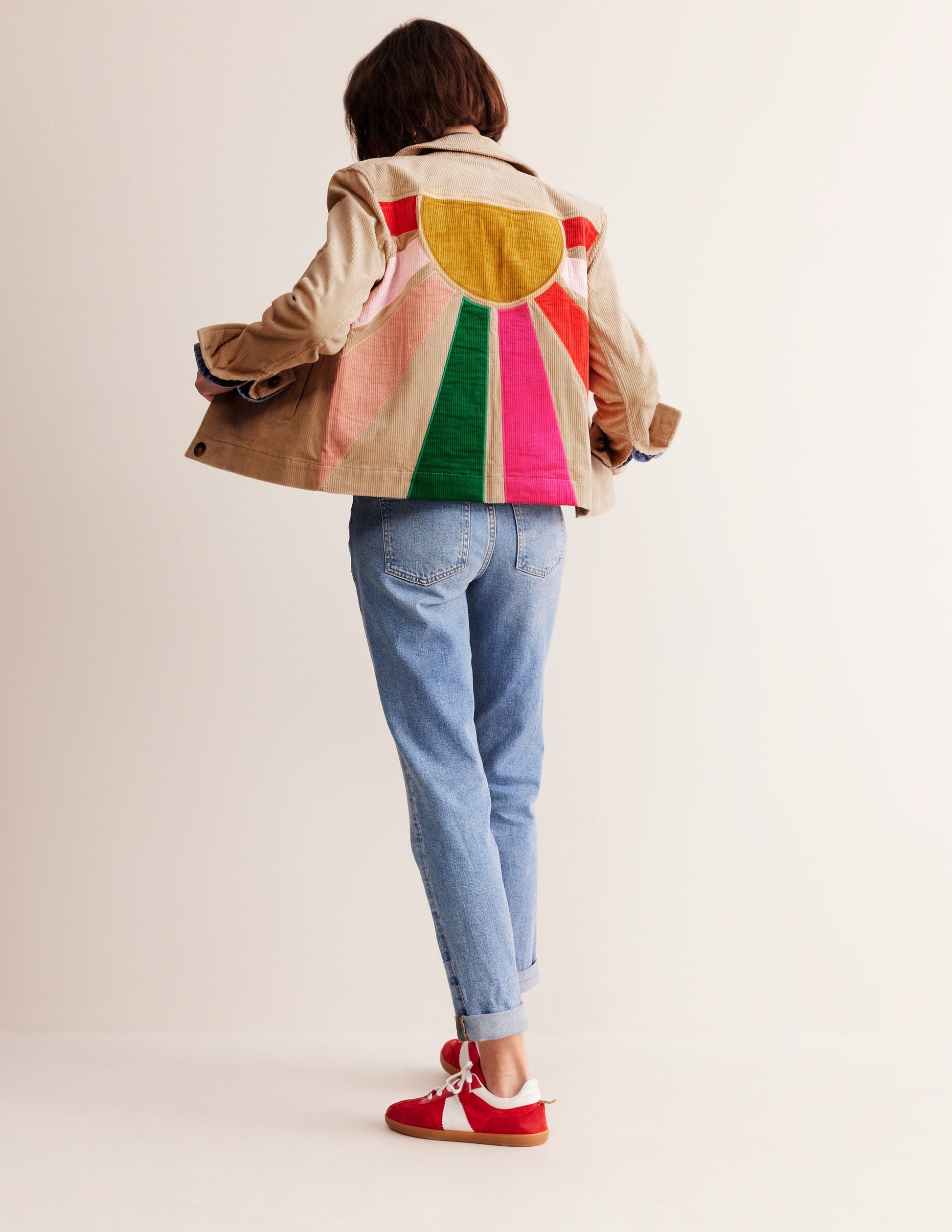 Exeter Cord Jacket-Appliqué Sun-4