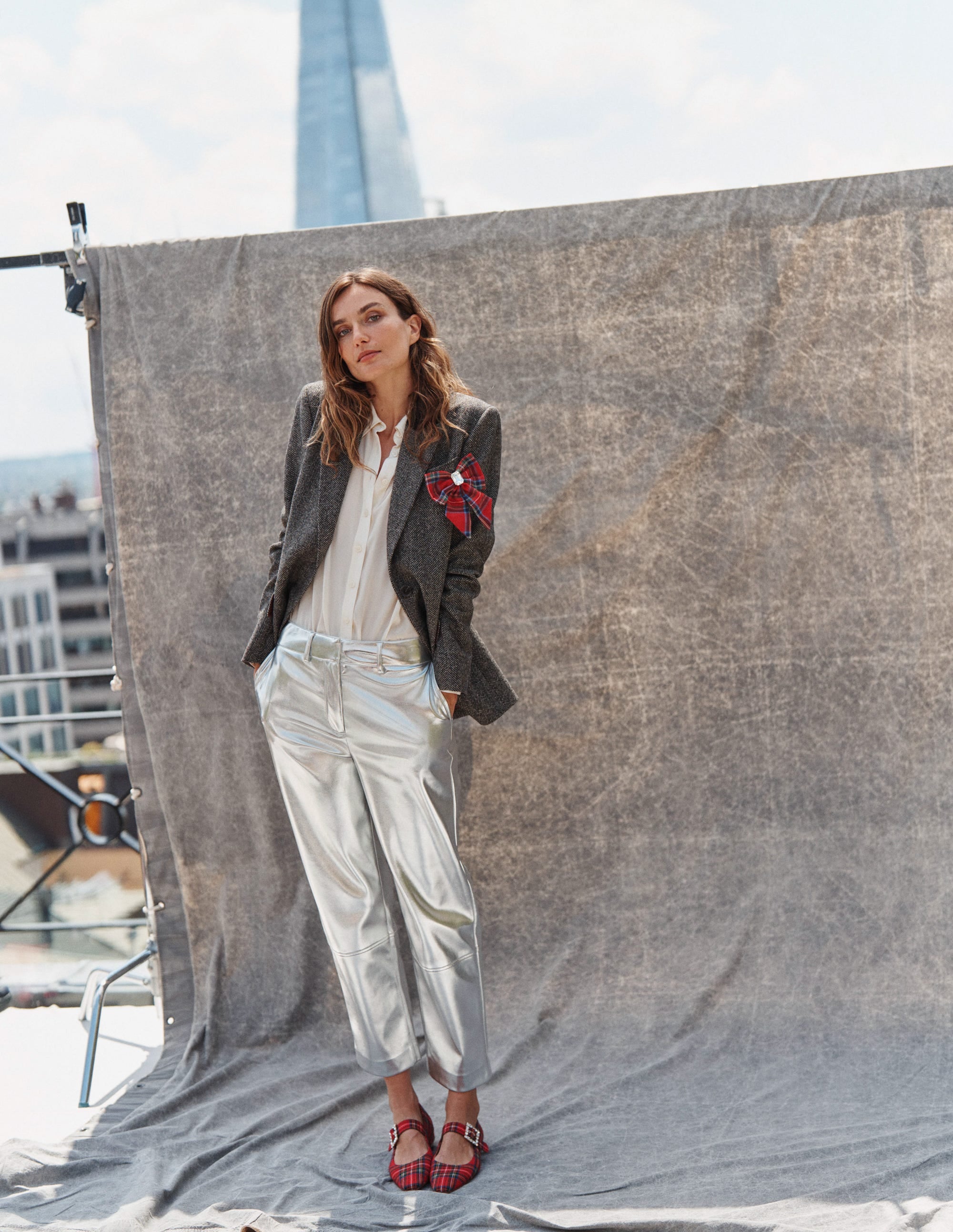 Woodbridge Check Blazer-Herringbone - Image 5