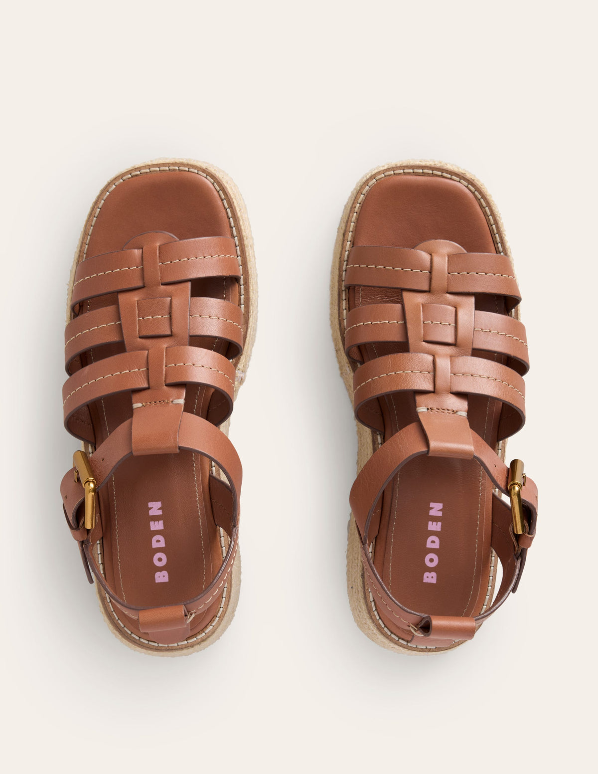 Chunky Fisherman Sandals-Tan - Image 5