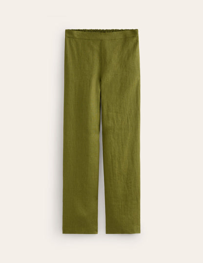 Hampstead Linen Pants-Mayfly