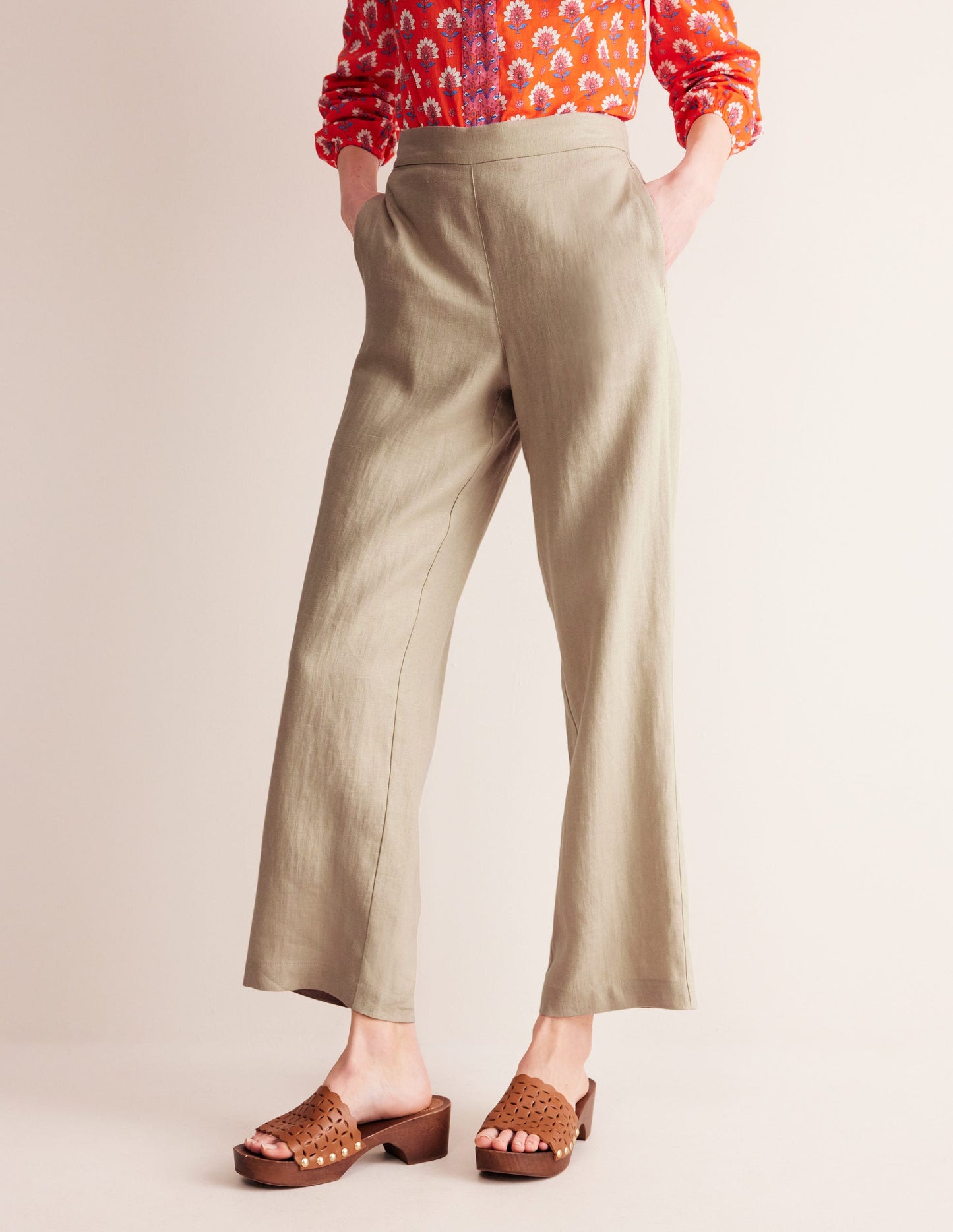 Hampstead Linen Pants-Fields of Rye