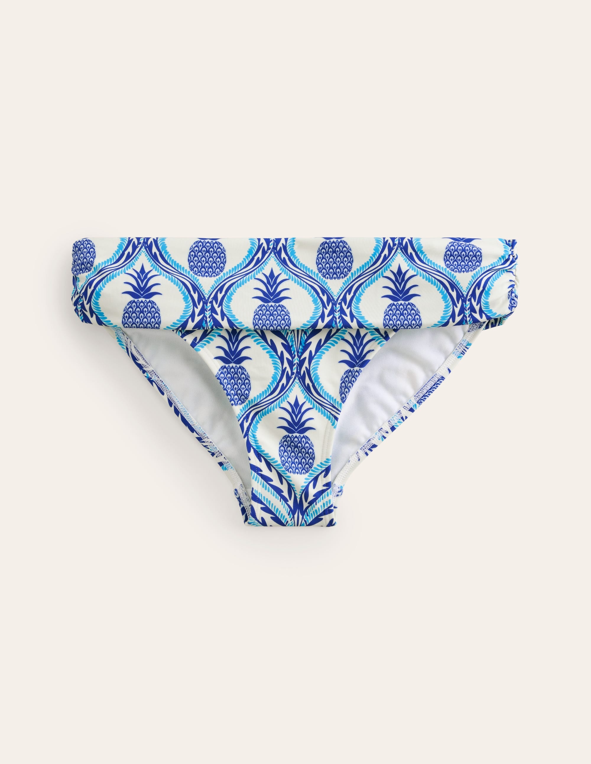 Classic Fold Bikini Bottoms-Surf The Web, Pineapple Wave - Image 5