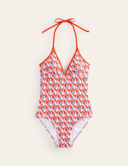 Como String  Swimsuit-Multi, Tropical Parrot