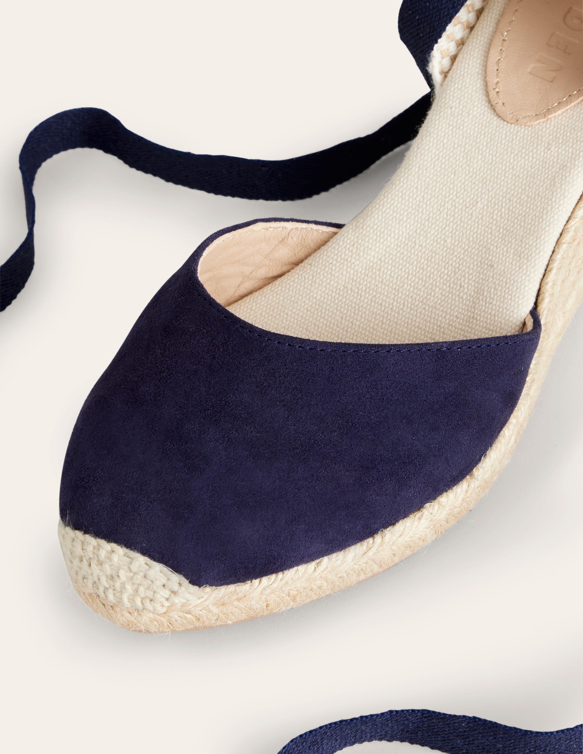 Cassie Espadrille Wedge-Navy - Image 3
