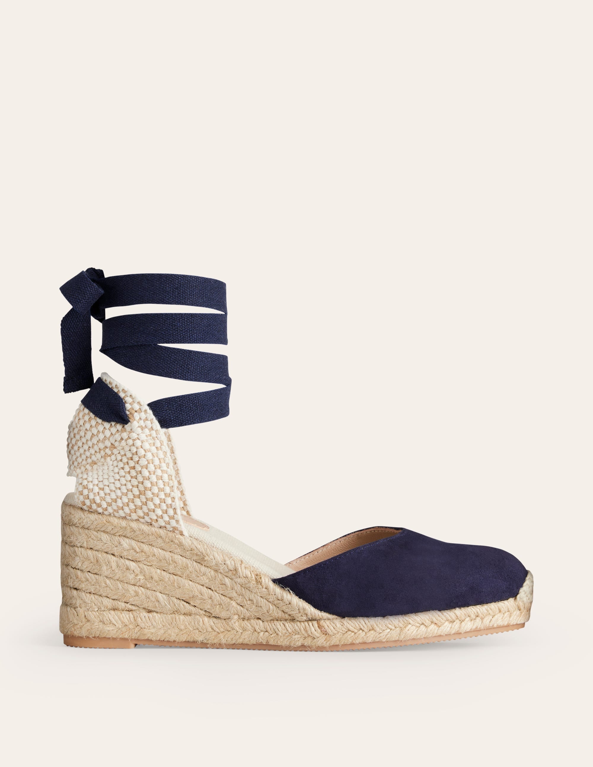 Cassie Espadrille Wedge-Navy - Image 2