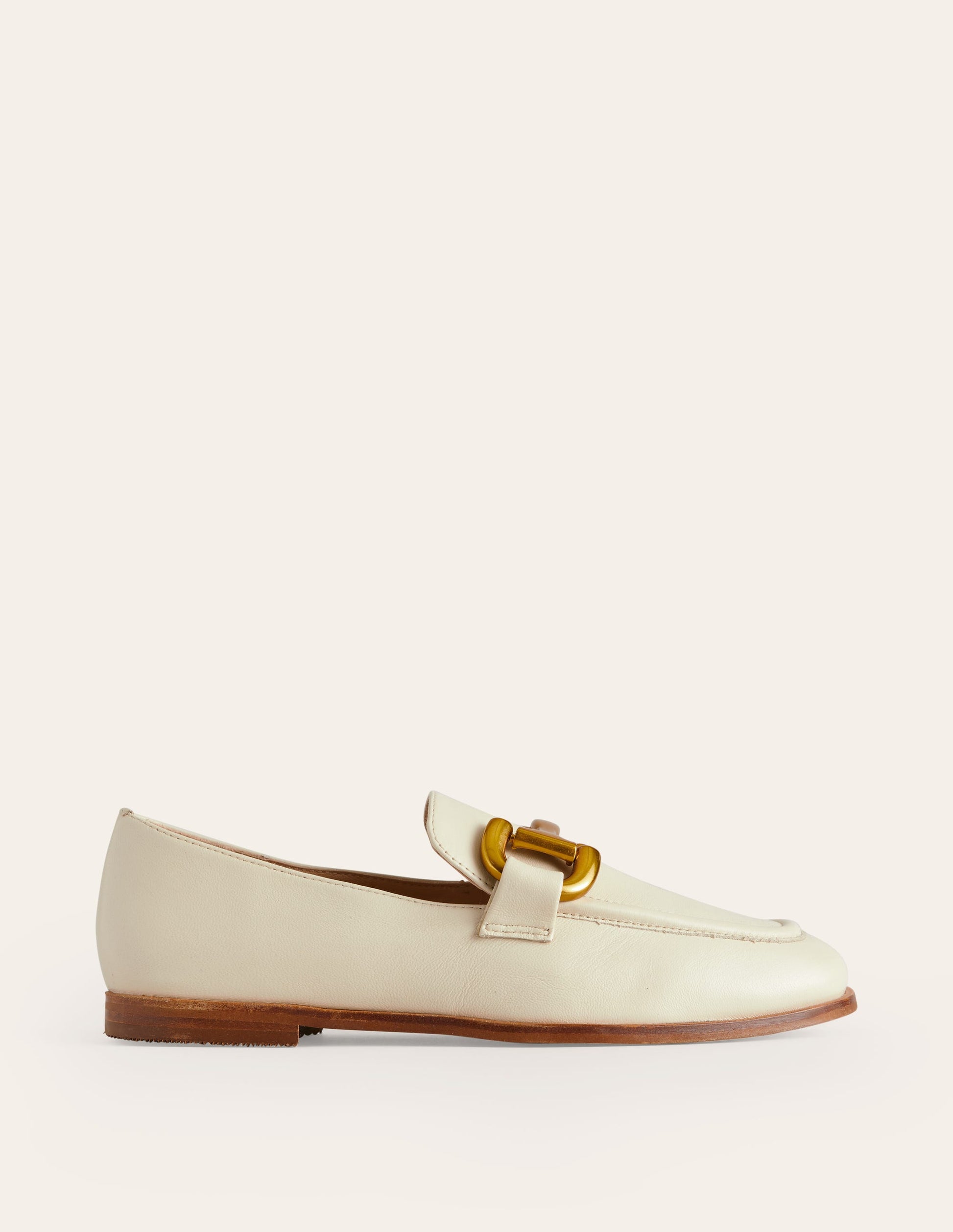 Iris Snaffle Loafers-Ecru-2
