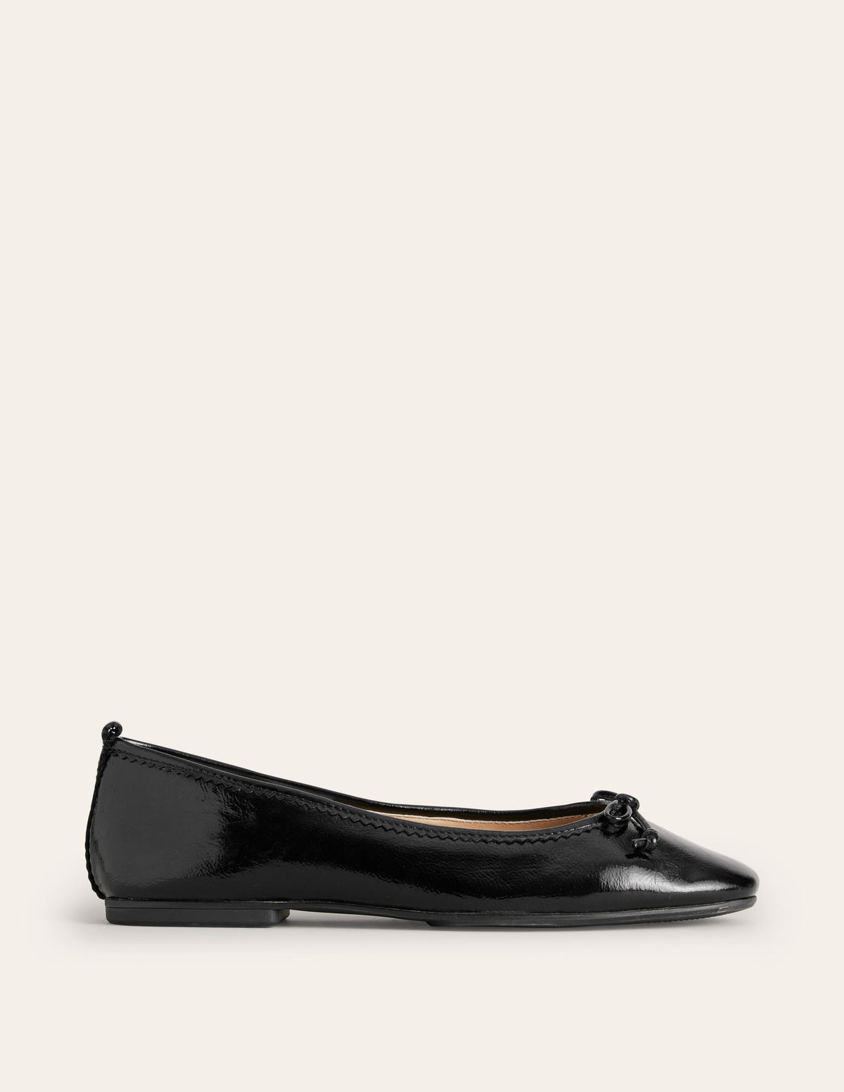 Kitty Flexi Sole Ballet Flats-Black Patent-2
