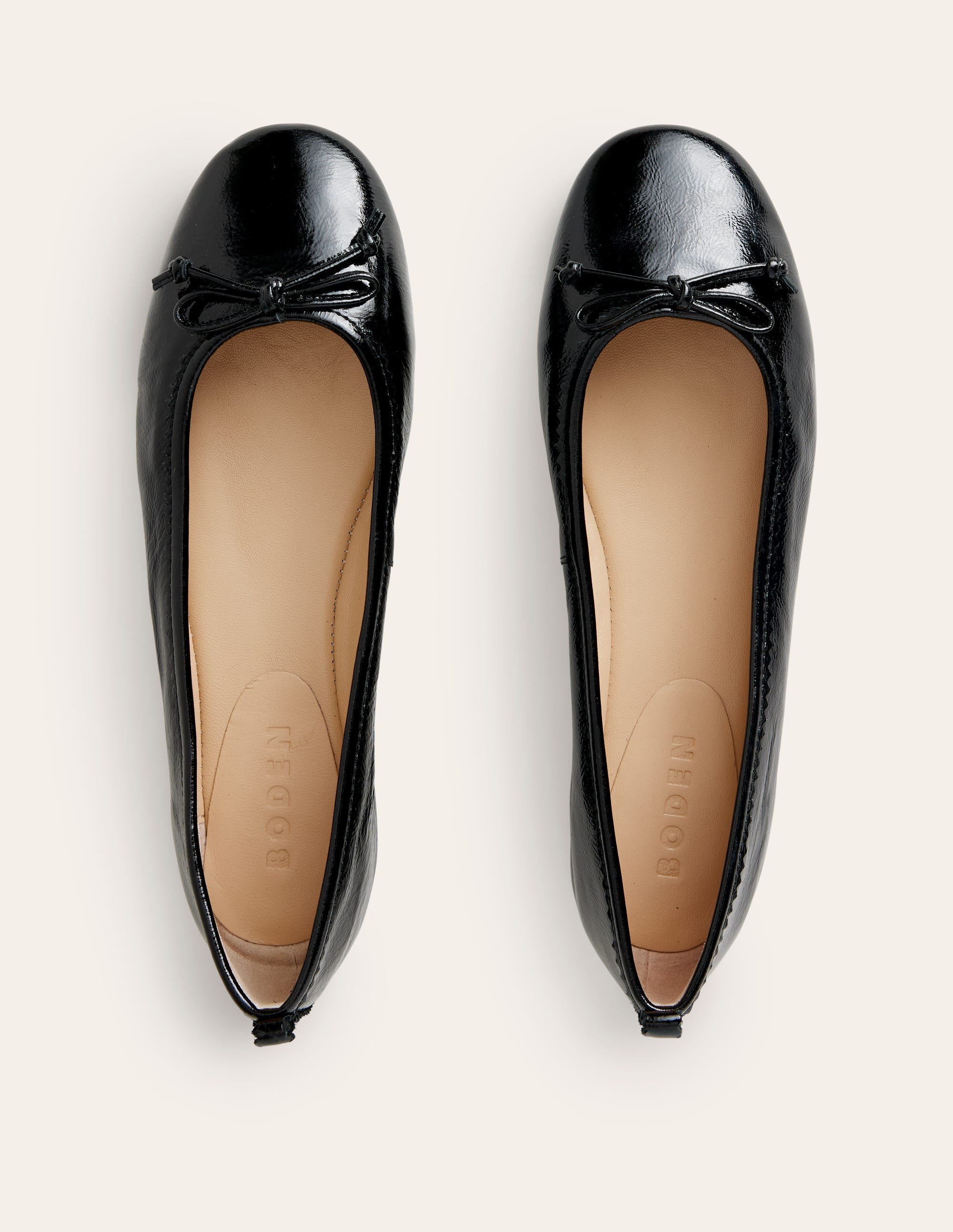 Kitty Flexi Sole Ballet Flats-Black Patent - Image 5