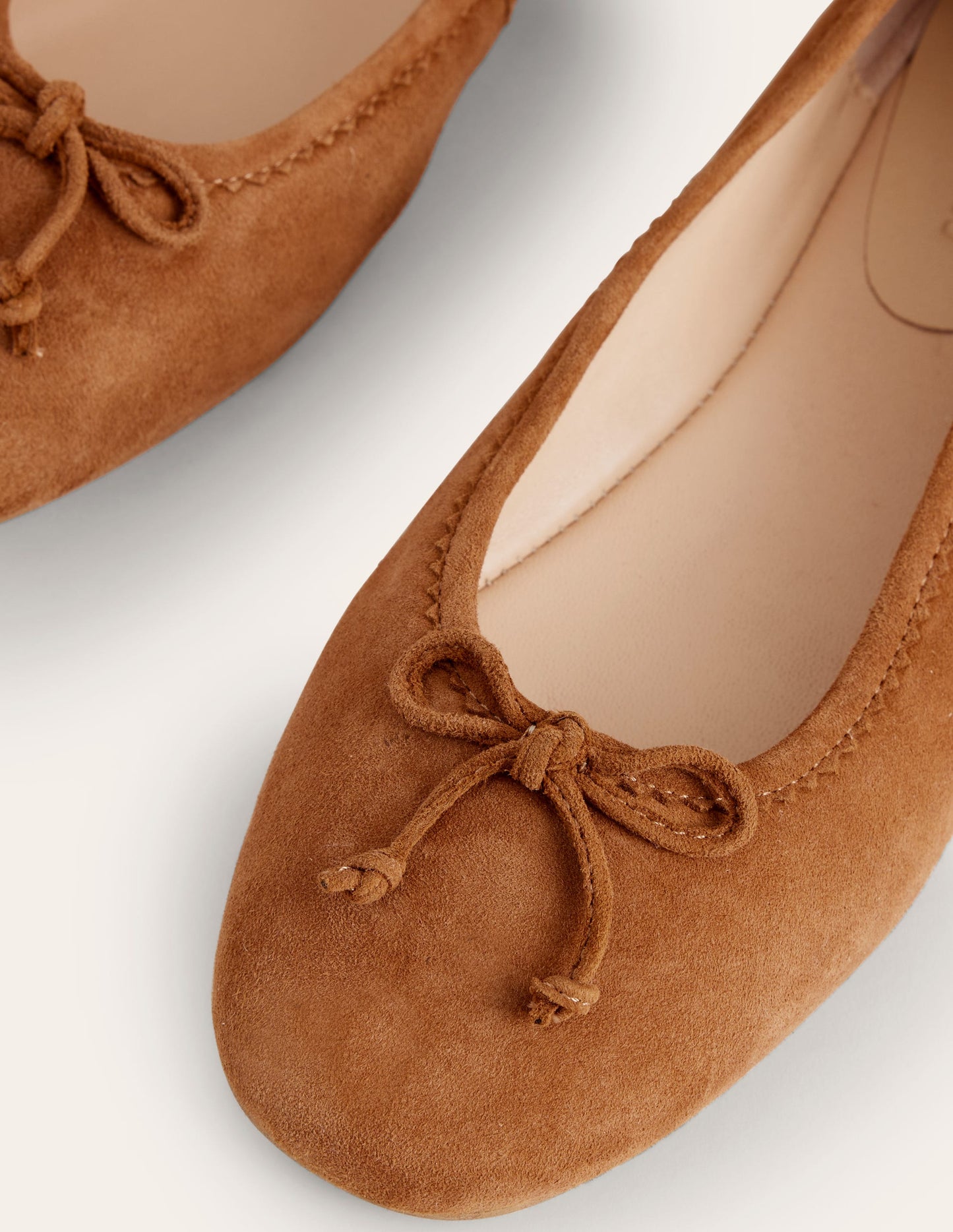 Kitty Flexi Sole Ballet Flats-Ginger Snap Suede