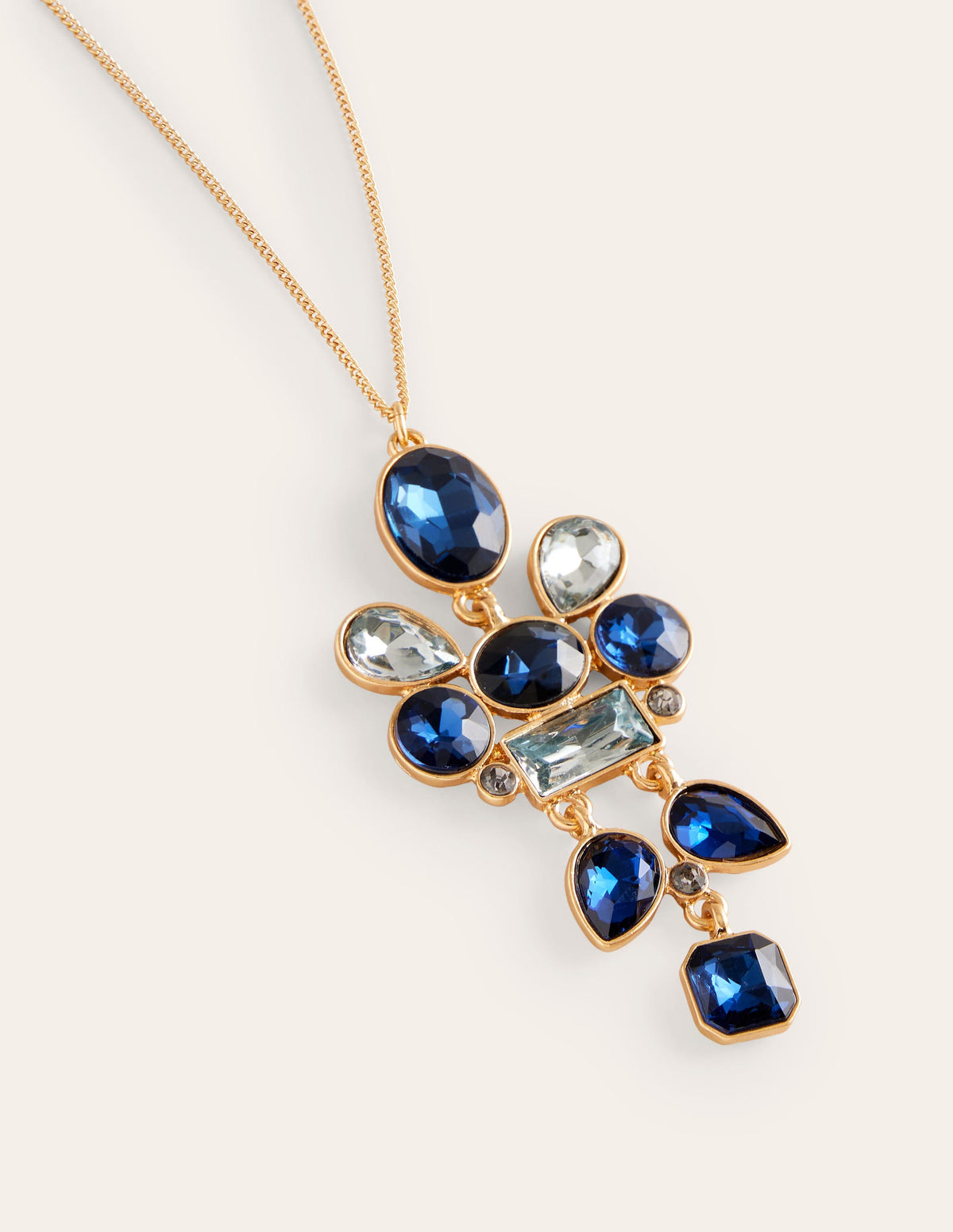 Mega Cluster Jewel Pendant-Blue - Image 3