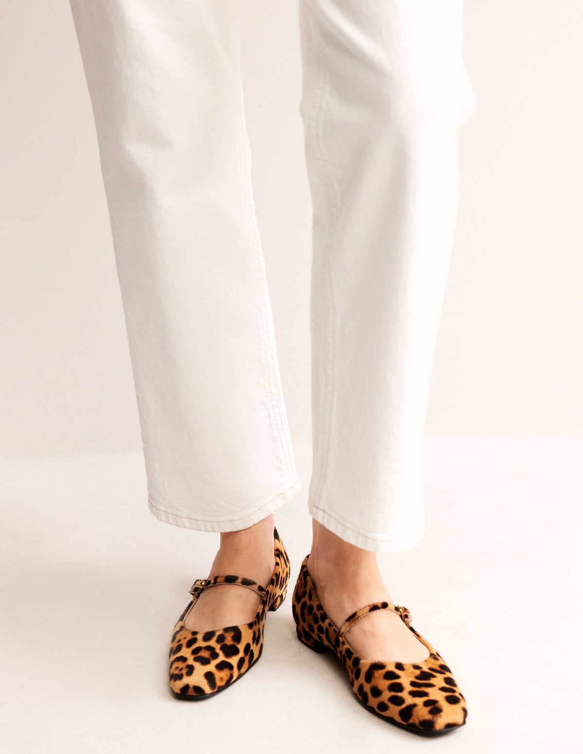 Penelope Mary Jane Flat-Classic Leopard - Image 1