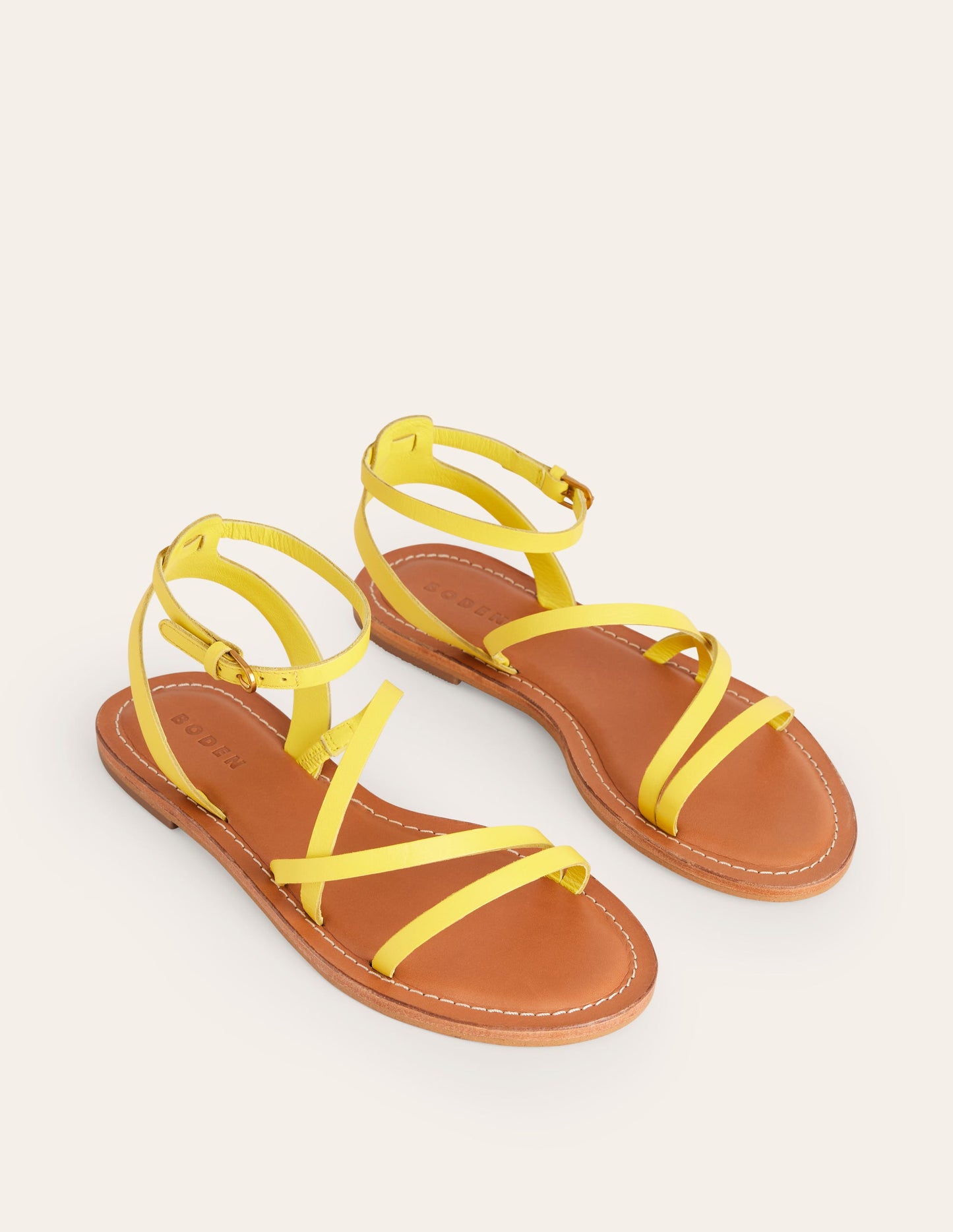 Everyday Flat Sandals-Mimosa Yellow