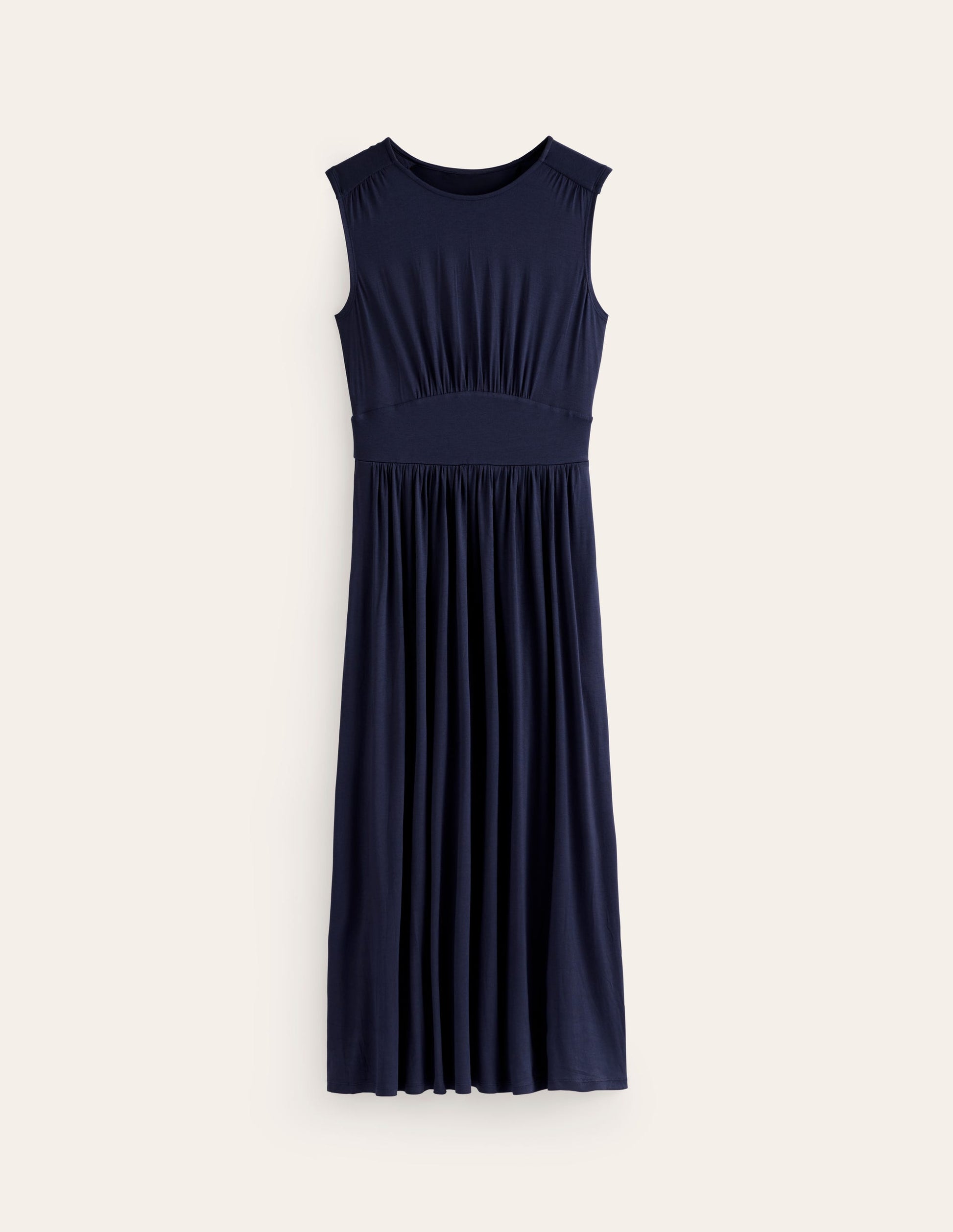 Thea Sleeveless Midi Dress-Navy-6