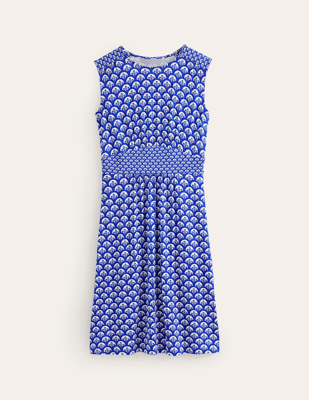 Thea Sleeveless Short Dress-Surf The Web, Foliage Geo - Image 5