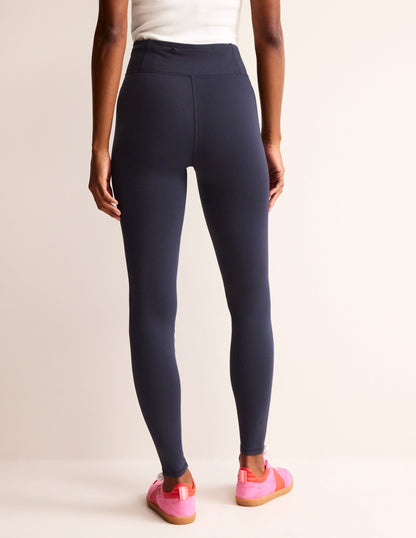 High Waisted Leggings-Navy