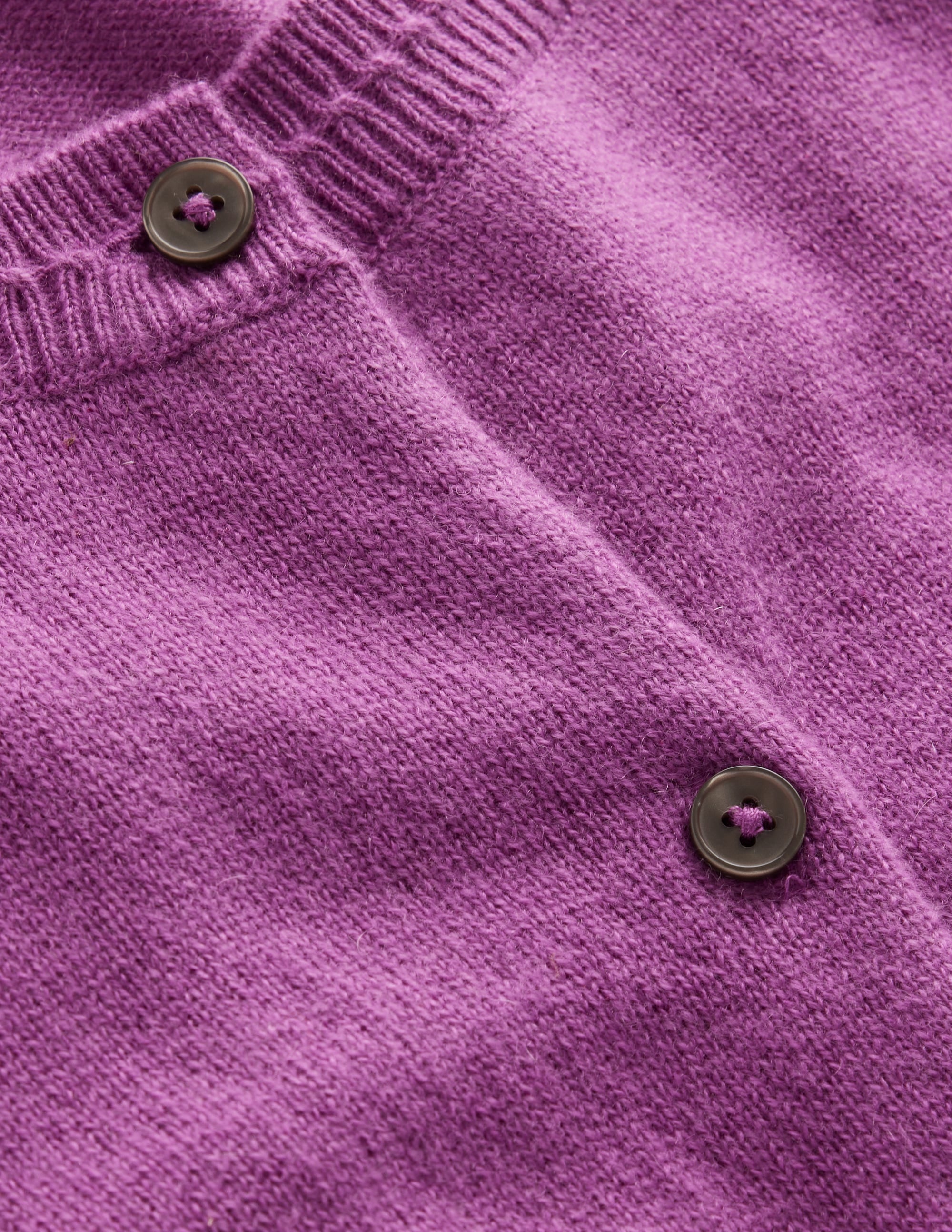 Eva Cashmere Crew Cardigan-Mulberry - Image 6