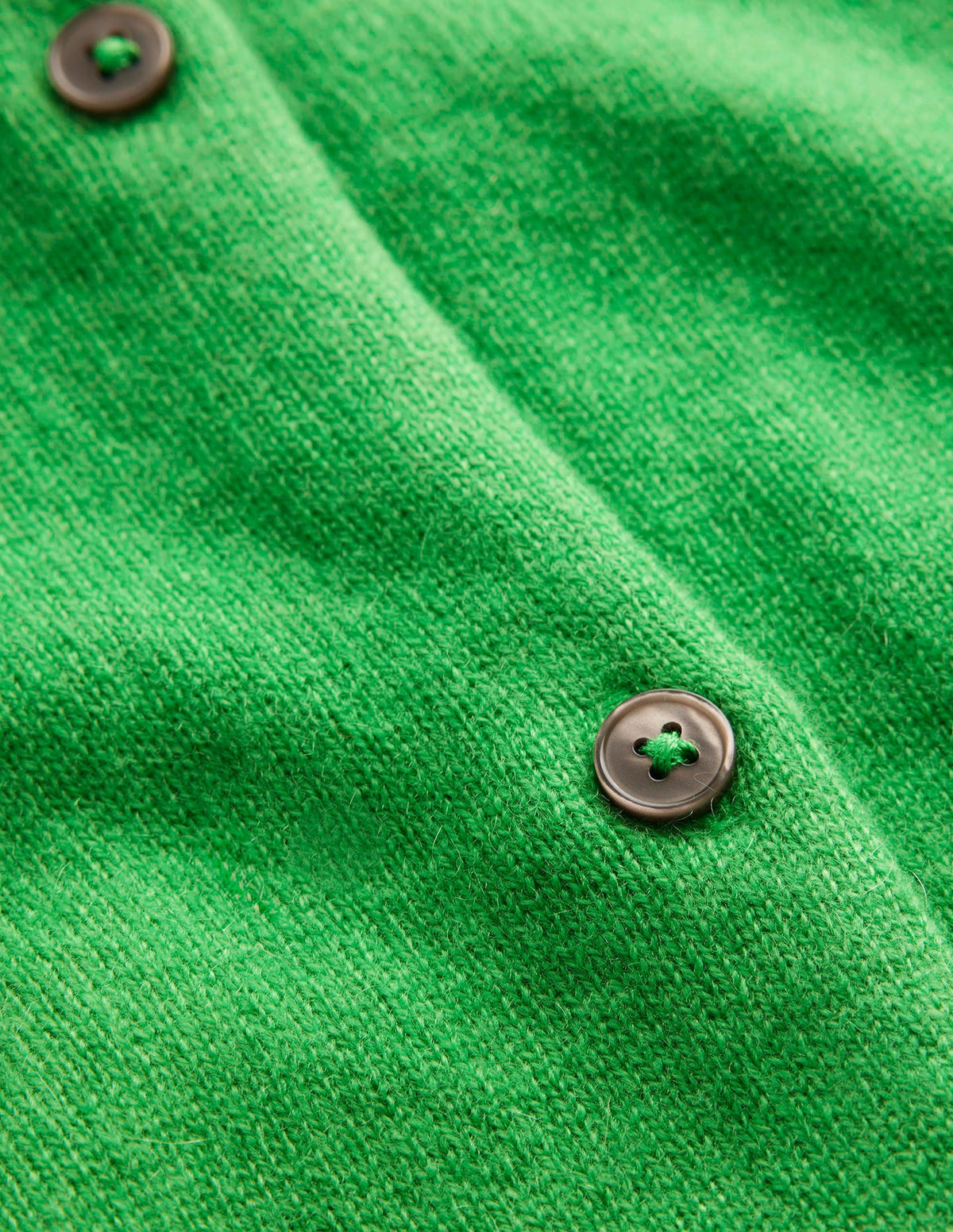 Eva Cashmere Crew Cardigan-Bright Green - Image 6