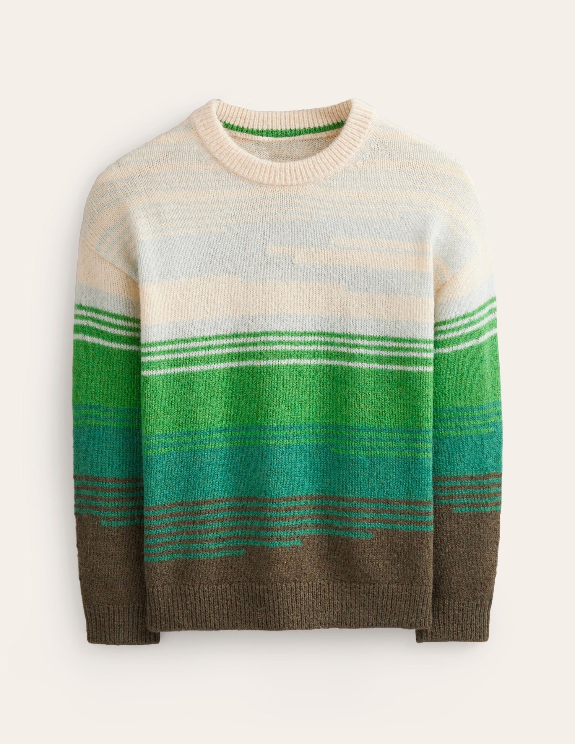 Scenic Crew Neck Sweater-Bright Green, Scenic Intarsia-5
