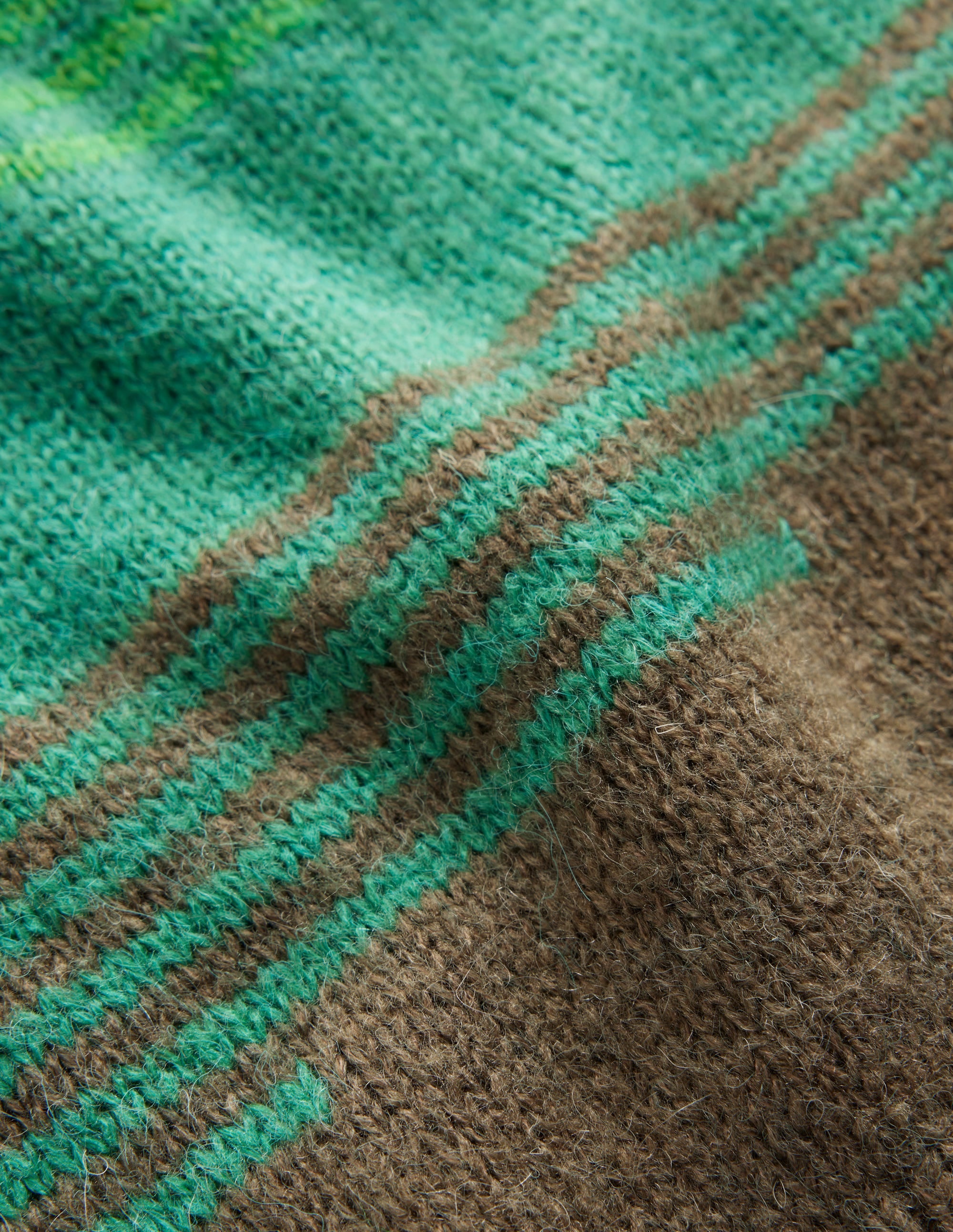 Scenic Crew Neck Sweater-Bright Green, Scenic Intarsia - Image 6