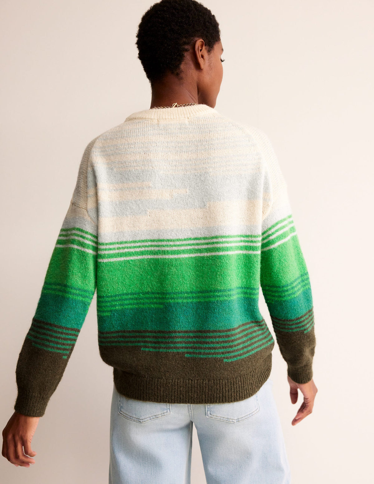 Scenic Crew Neck Sweater-Bright Green, Scenic Intarsia-3