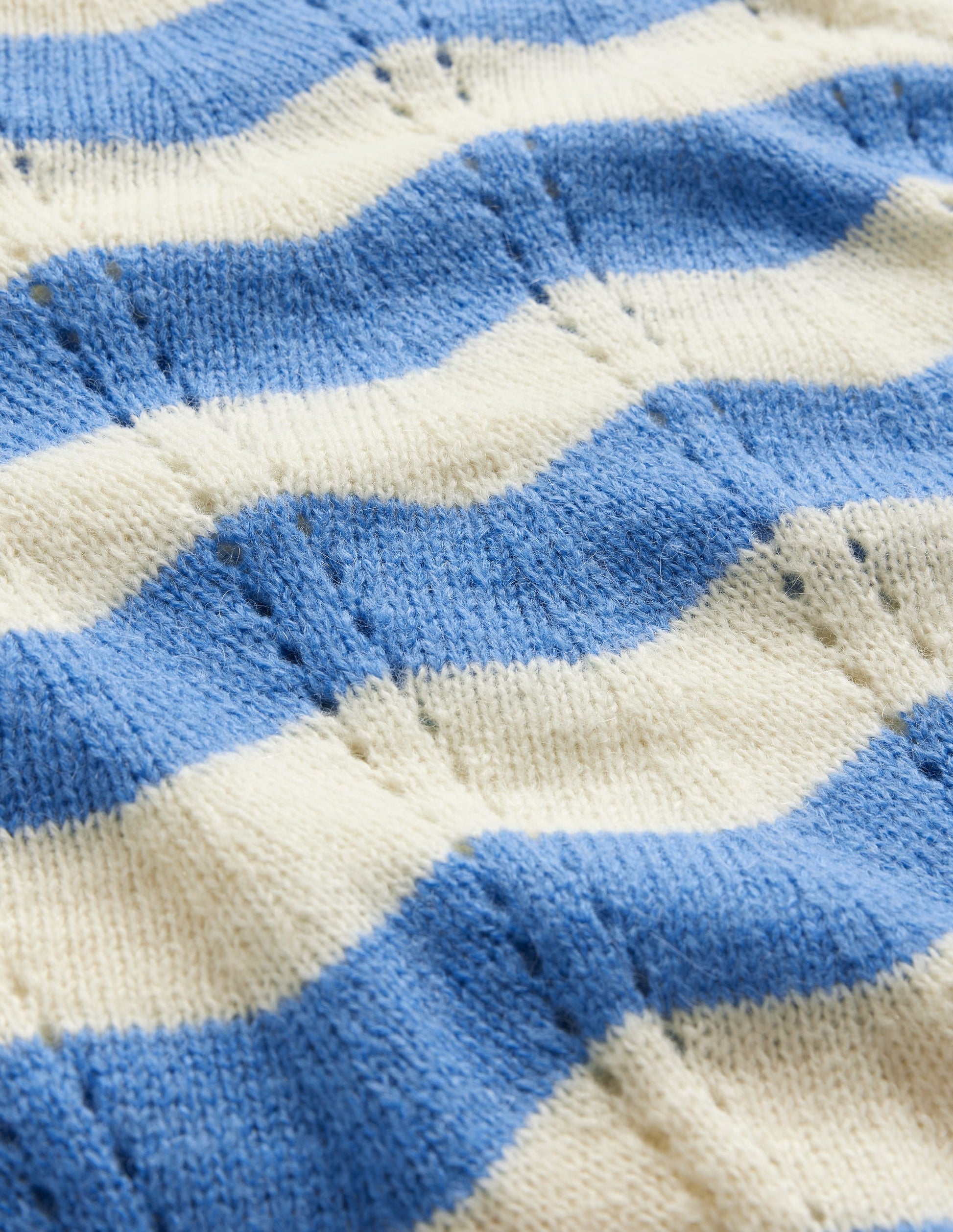 Fluffy Wave Sweater-Bright Blue, Warm Ivory Wave-7