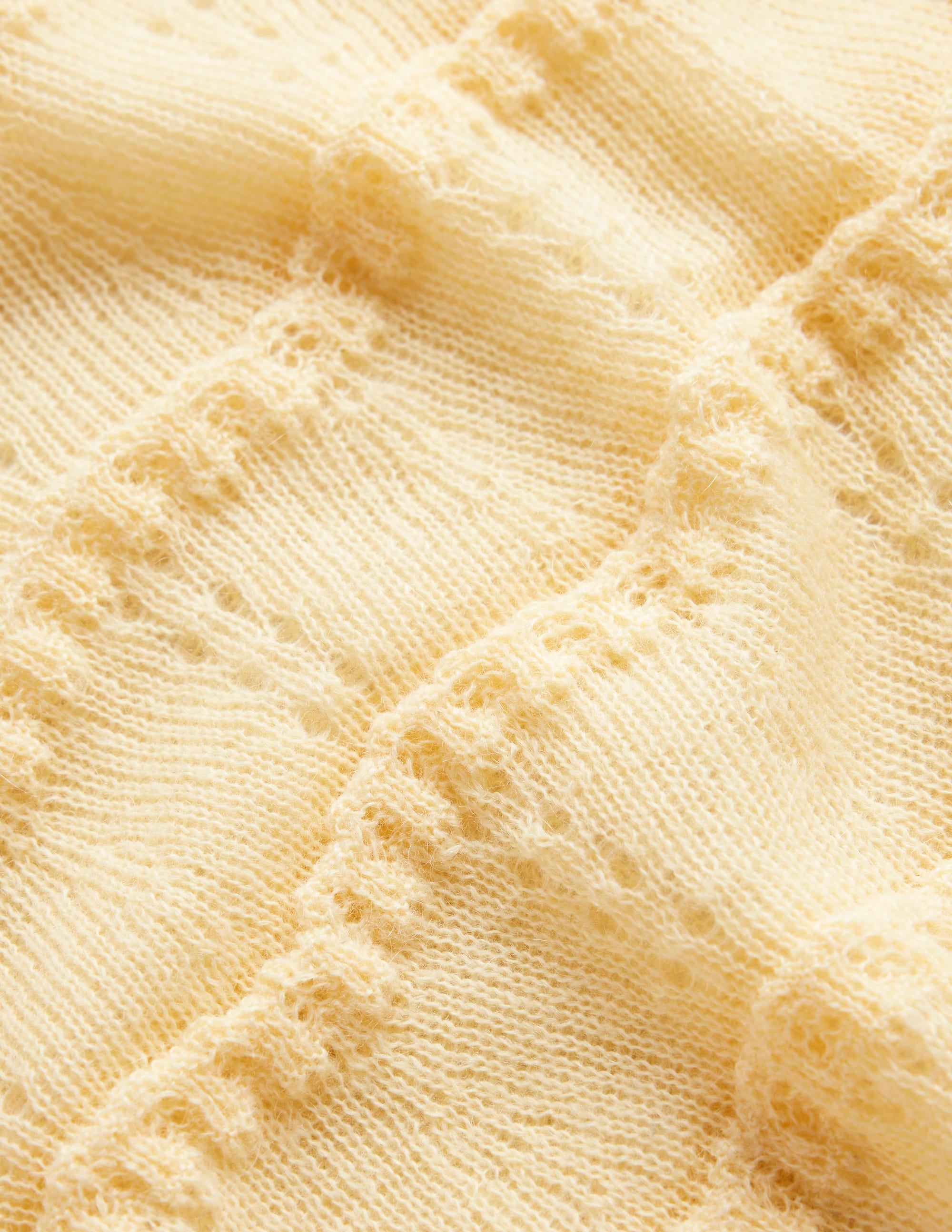 Fluffy Pointelle Sweater-Pear - Image 6