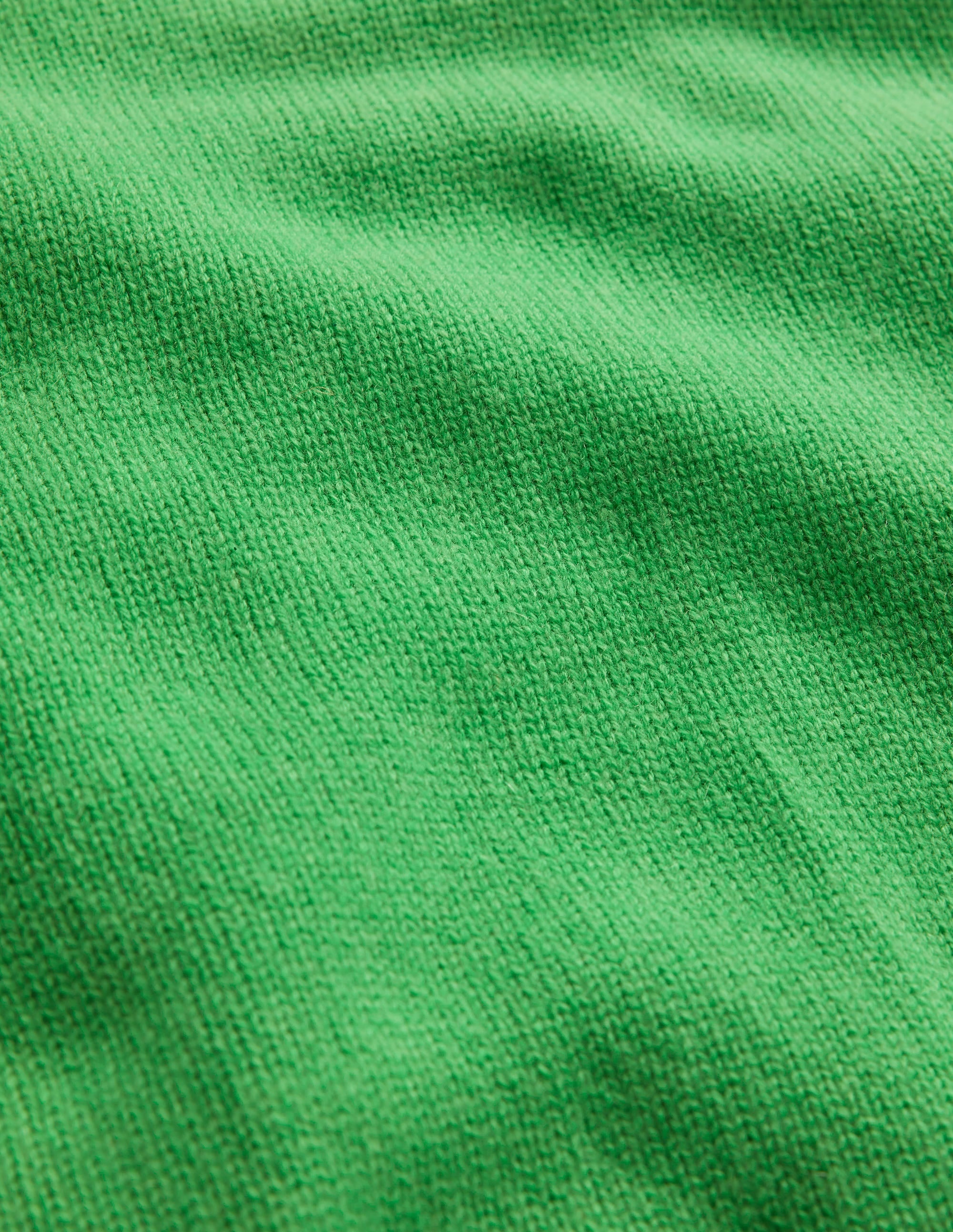 Split Cuff Cashmere Sweater-Bright Green - Image 7