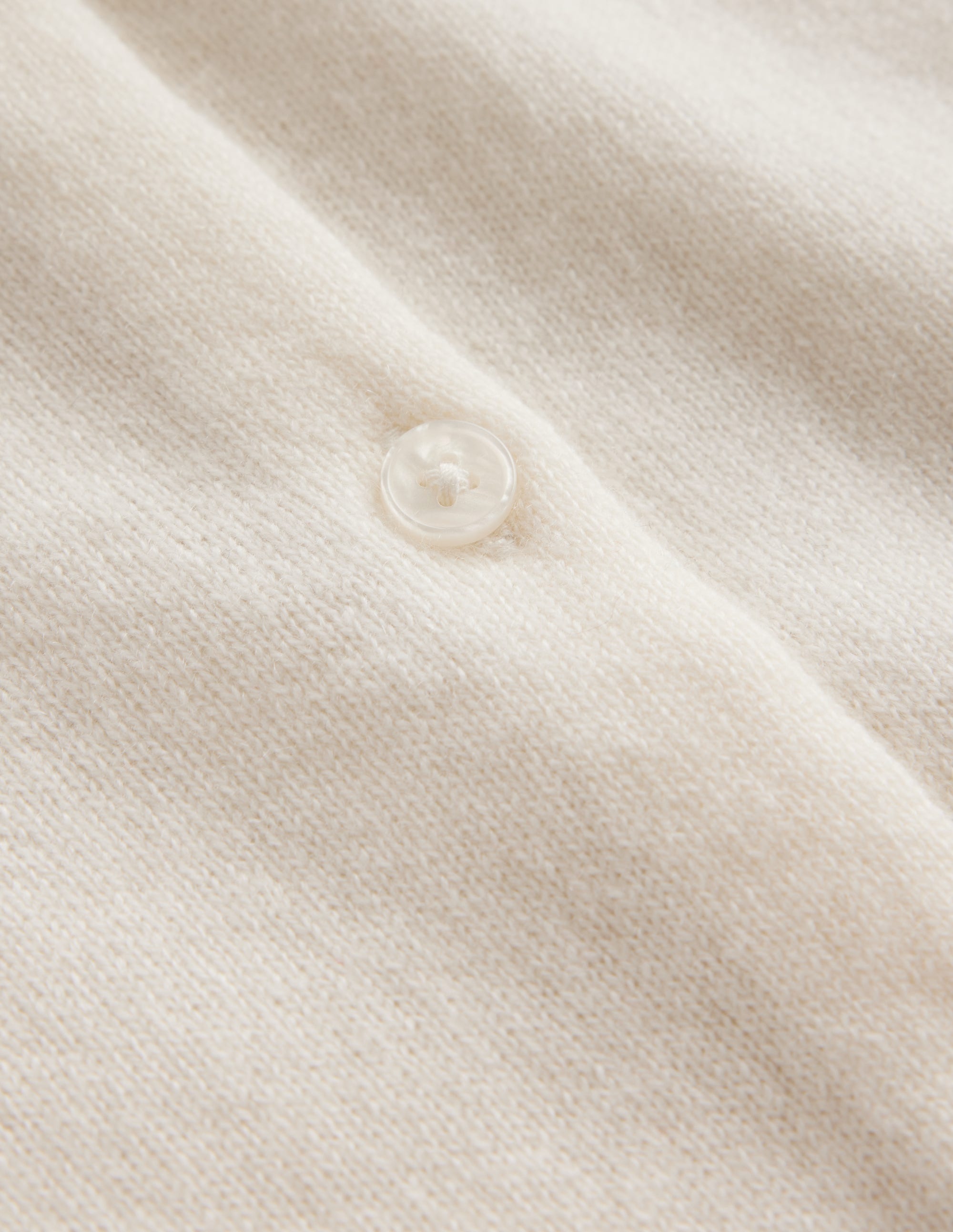 Eva Cashmere Cropped Cardigan-Warm Ivory - Image 6