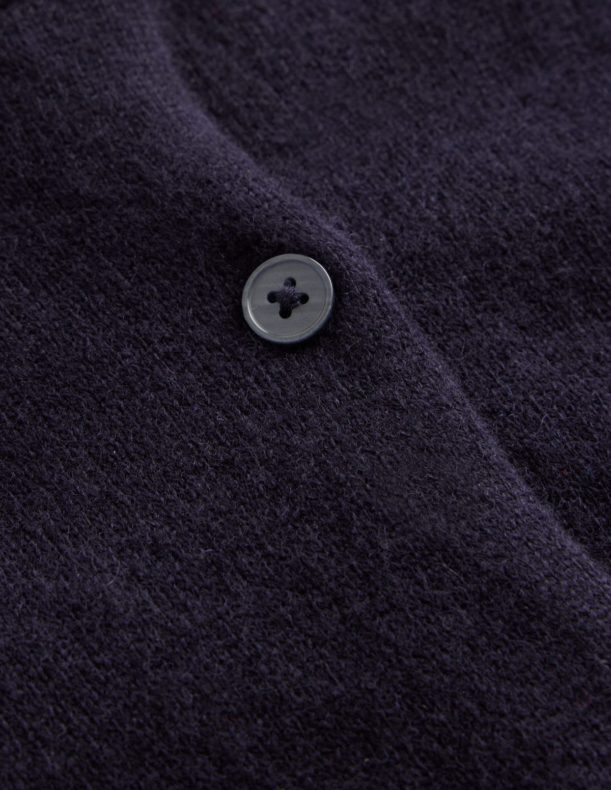 Eva Cashmere Cropped Cardigan-Navy - Image 6