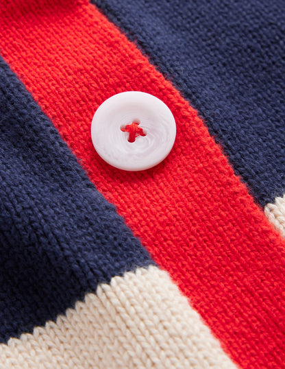 Hotch Potch Cotton Cardigan-Multi Stripe-6