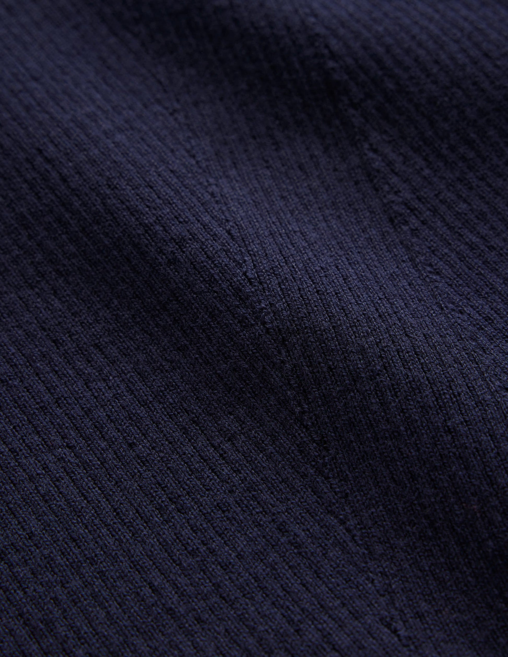 Cotton Rib Boat Neck Sweater-Navy-6