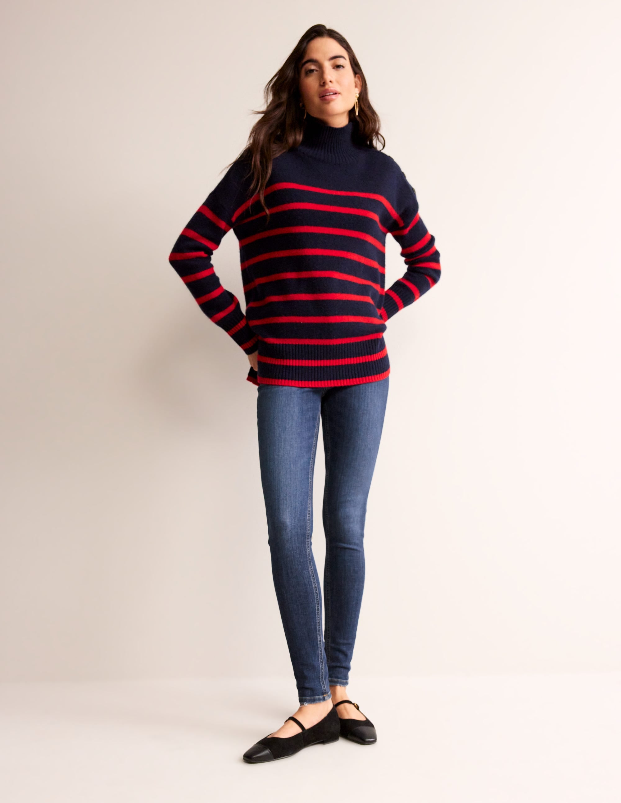 High Rise Skinny Jeans-Mid Vintage - Image 1