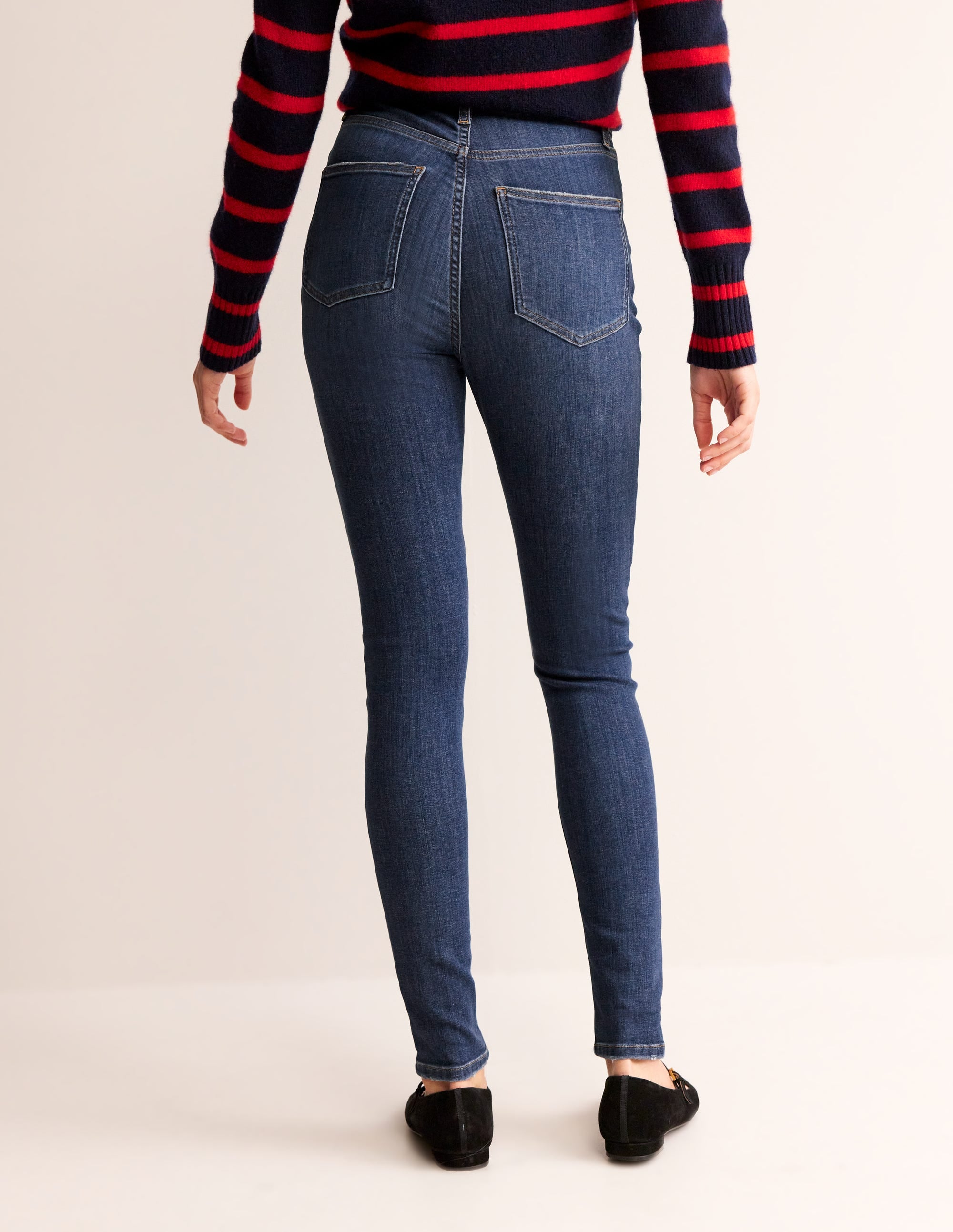 High Rise Skinny Jeans-Mid Vintage - Image 3