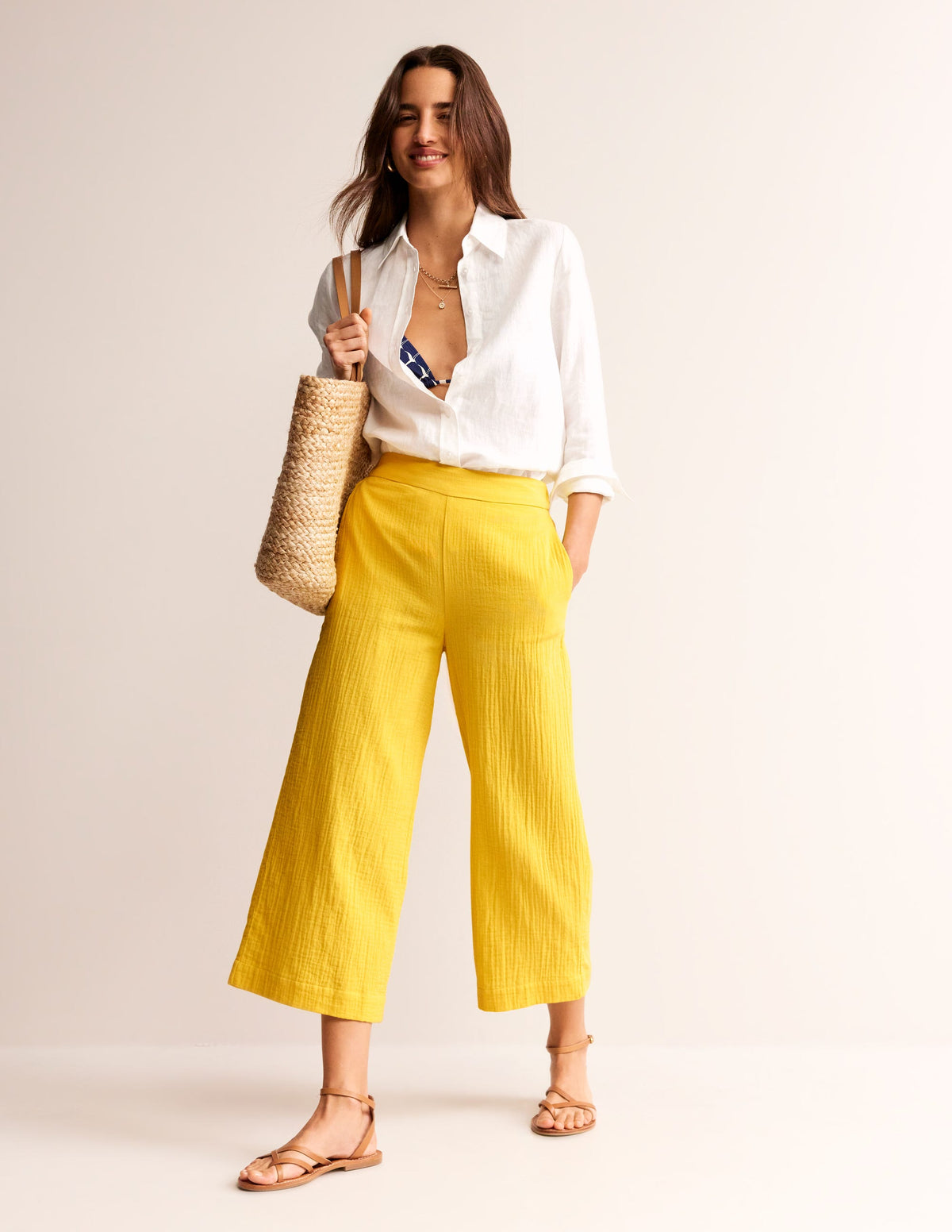 Double Cloth Pants-Passion Fruit-1