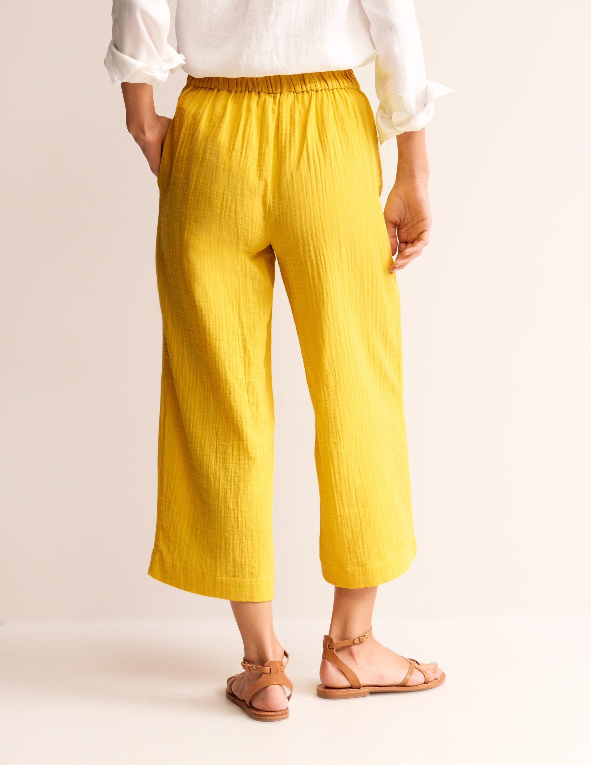 Double Cloth Pants-Passion Fruit - Image 3