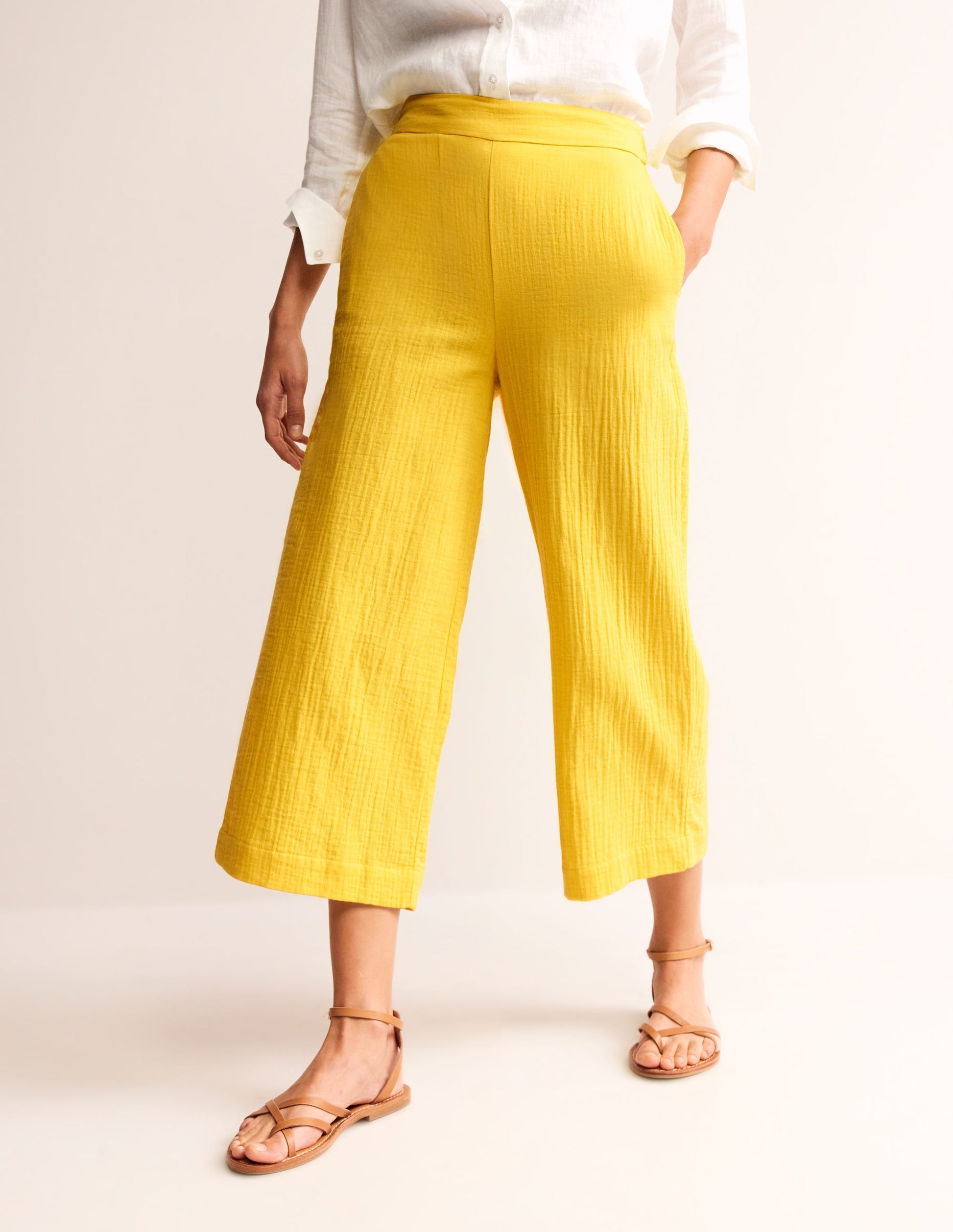 Double Cloth Pants-Passion Fruit-4