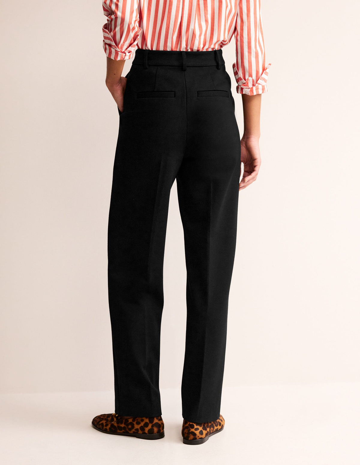 Pimlico Ponte Pants-Black - Image 3