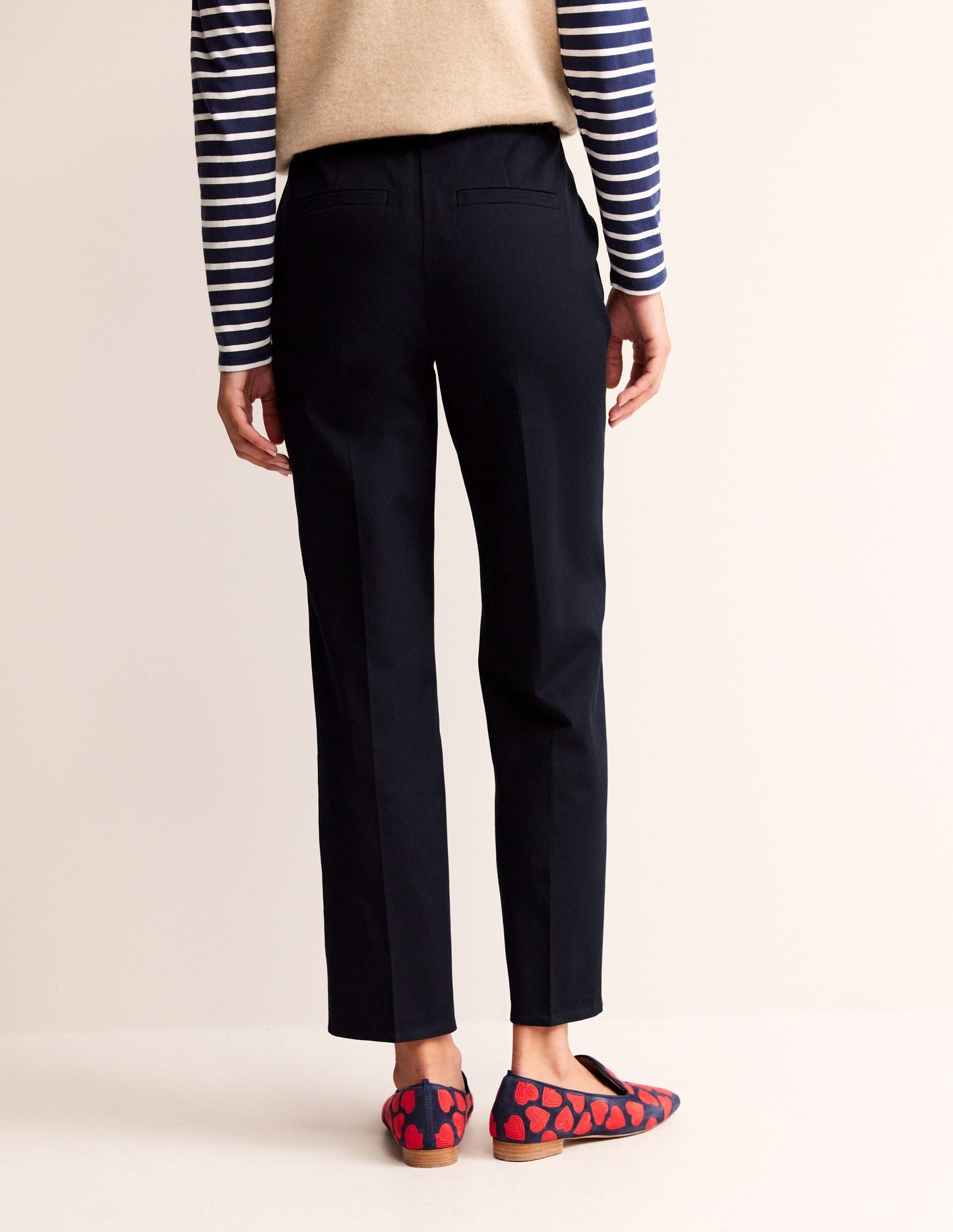 Kew Bi-Stretch Pants-Navy