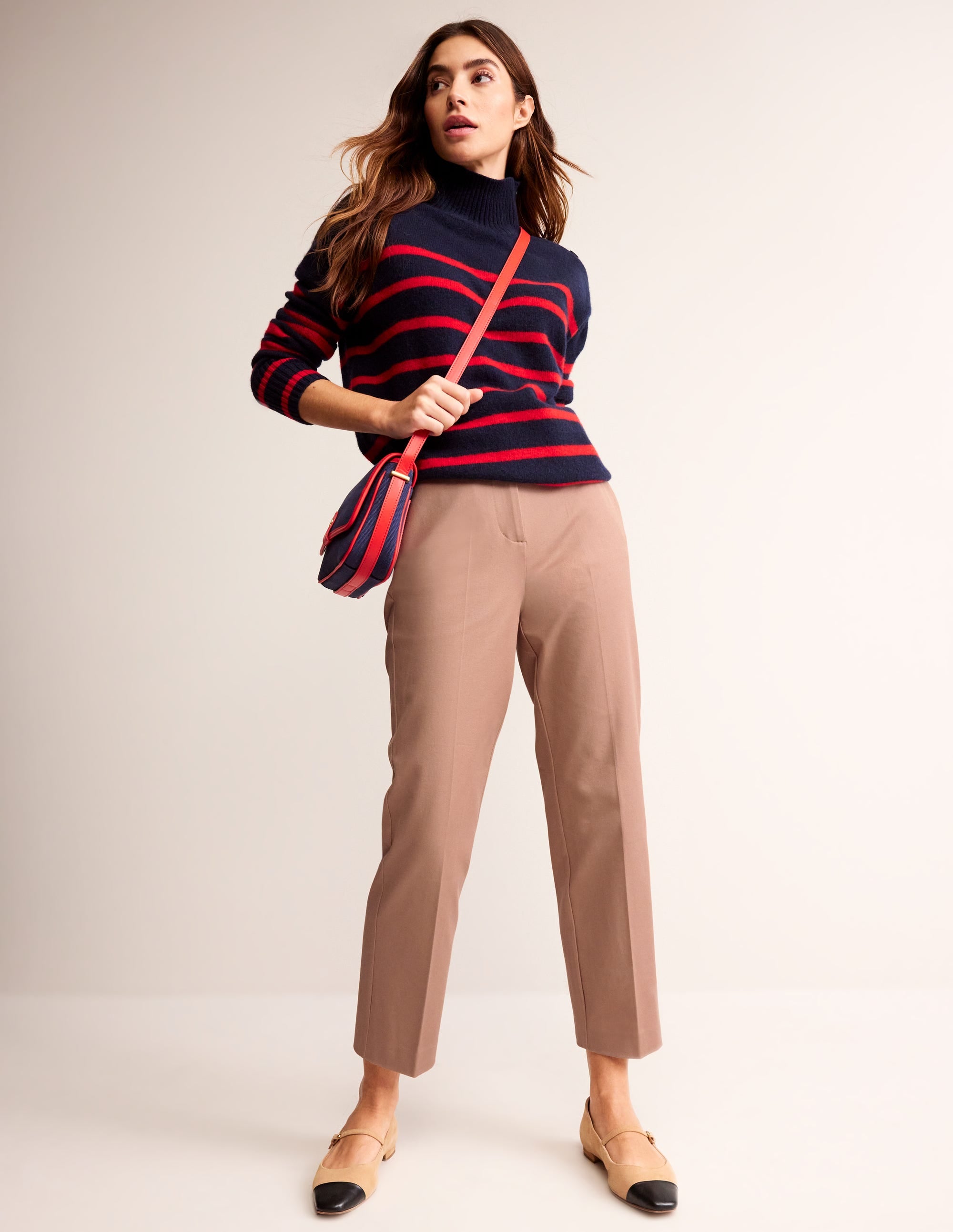 Kew Bi-Stretch Pants-Light Caramel - Image 1