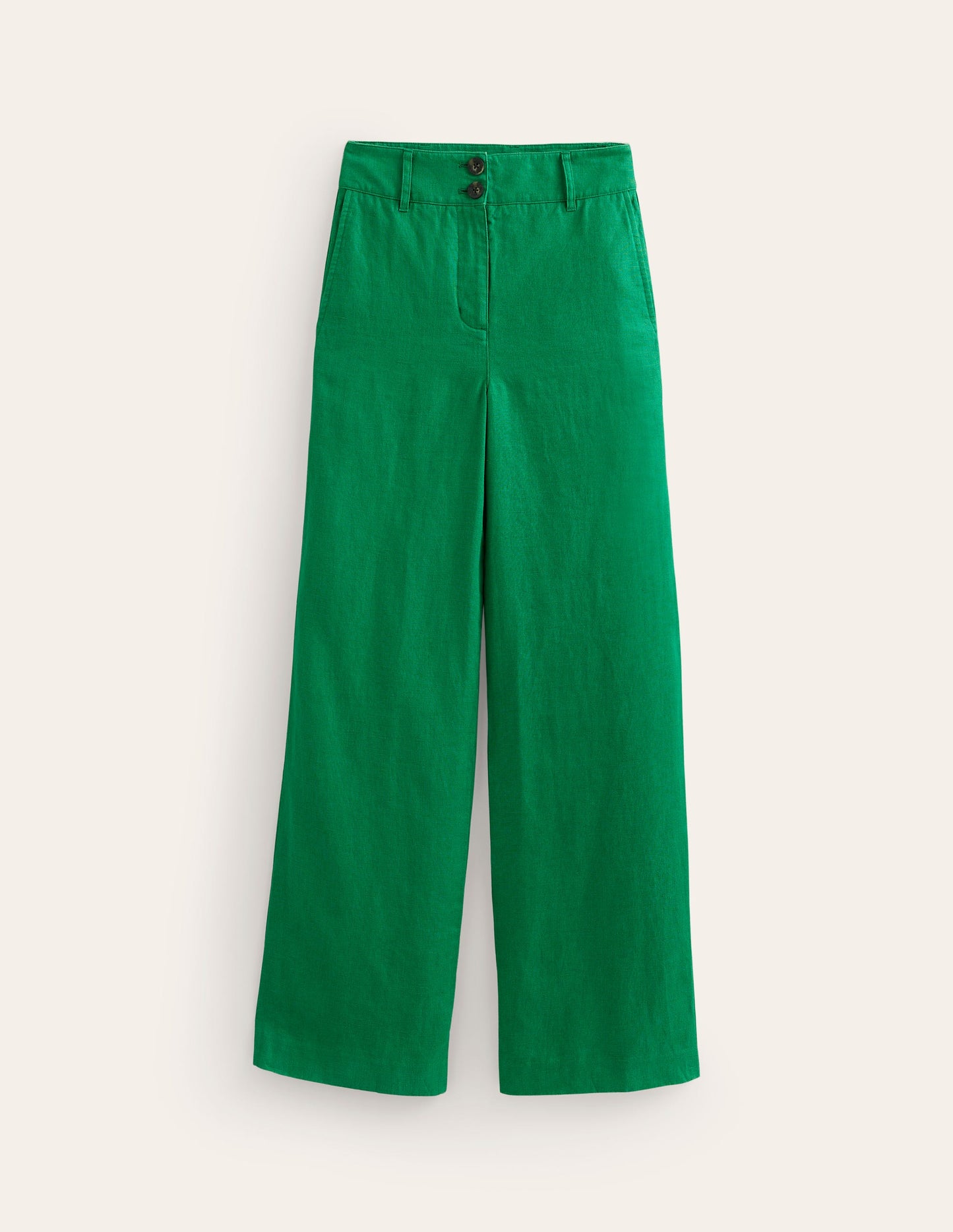 Westbourne Linen Pants-Green Tambourine